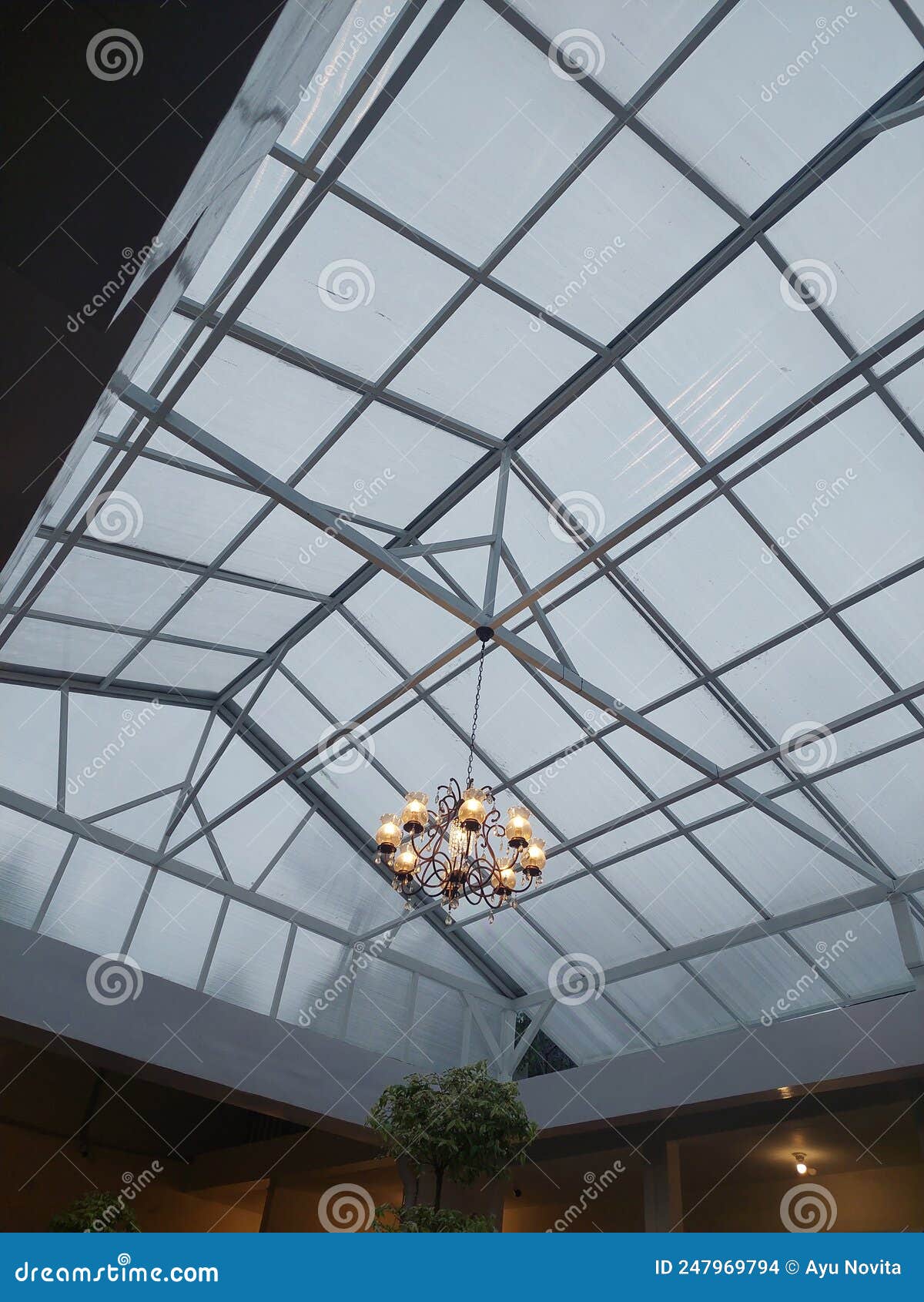 Rooftop View in a Restaurant Stock Photo Image of view, cloudy 247969794