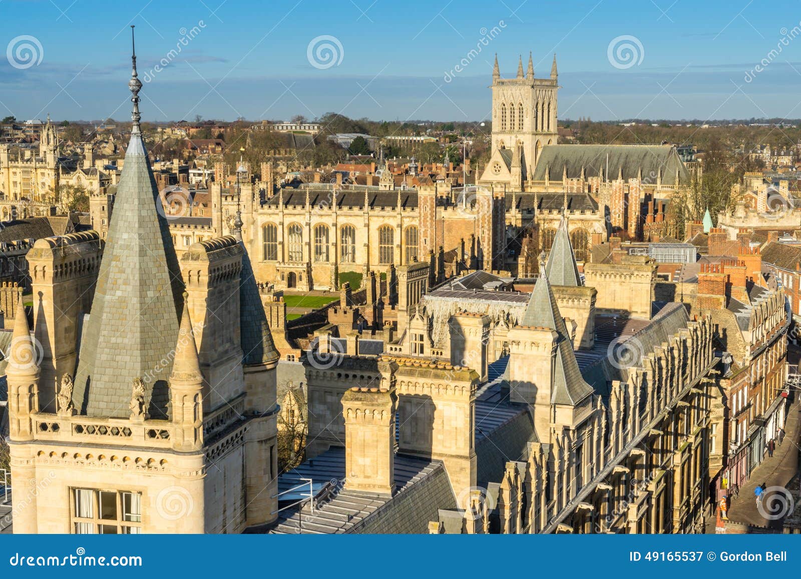 rooftops of cambridge