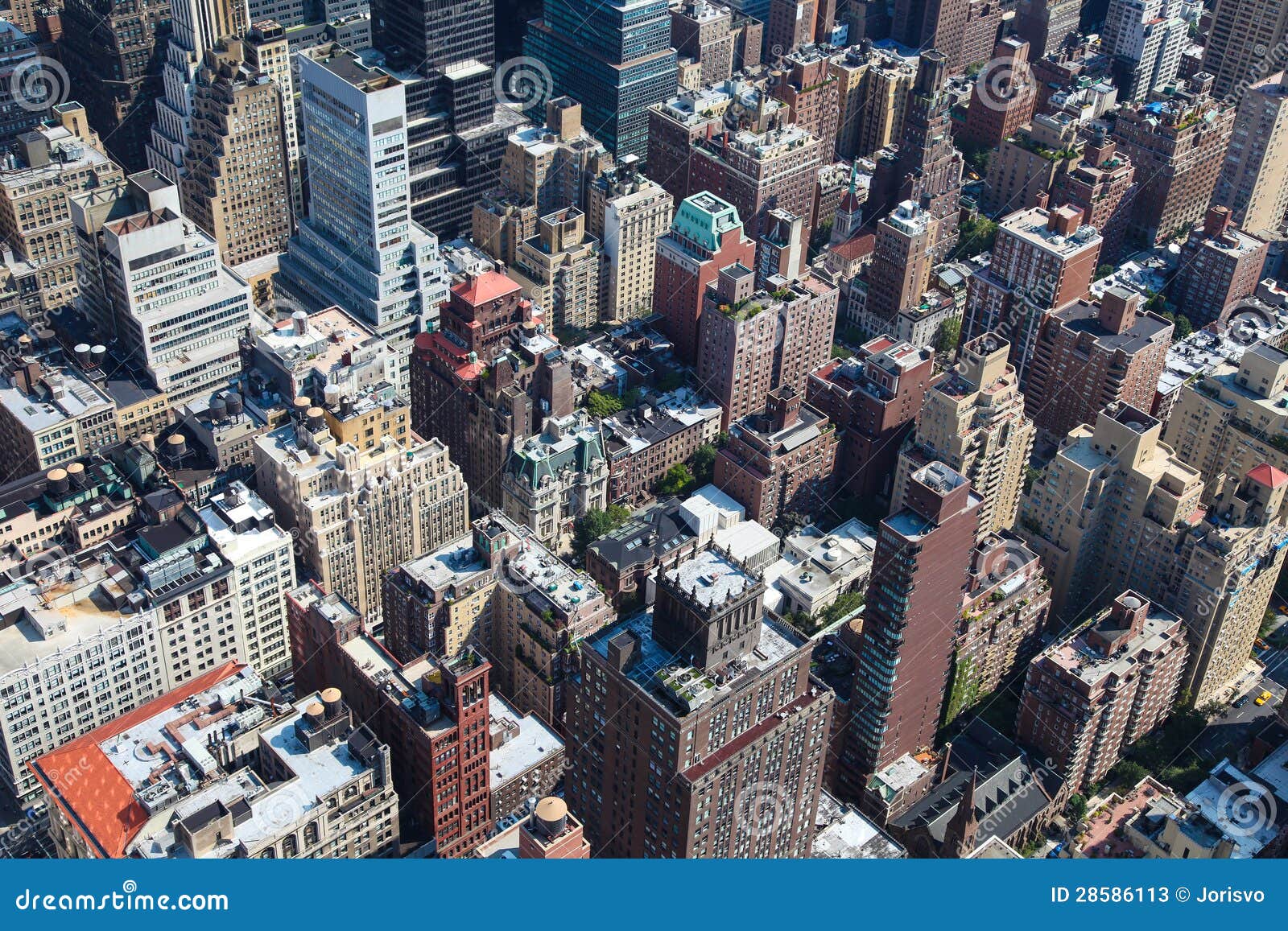 Rooftops of Manhattan stock image. Image of housing, house 28586113