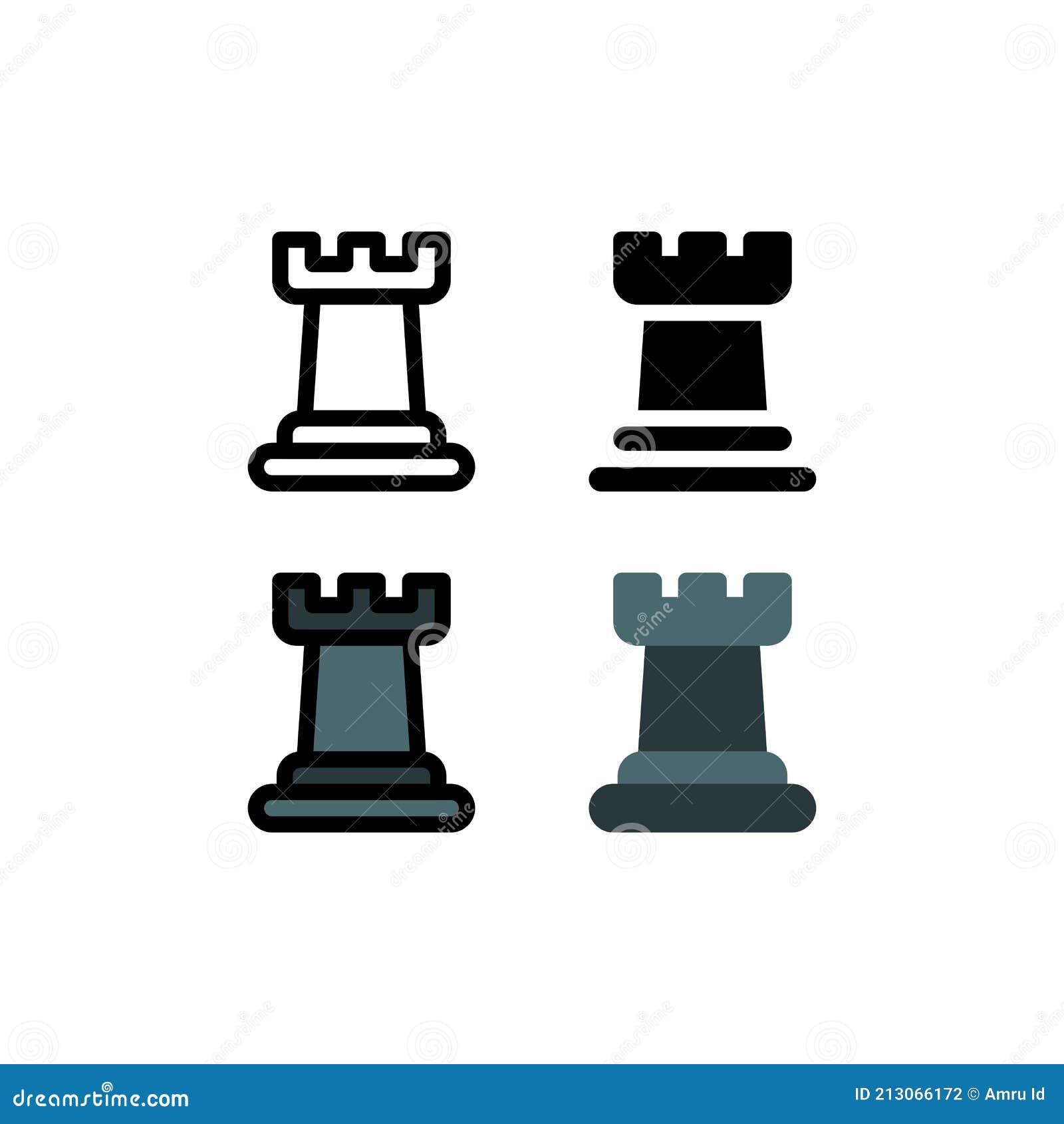 Rook, castle. Black and white rook with a description of the position on  the chessboard and moves. Educational material for beginner chess players.  8383074 Vector Art at Vecteezy