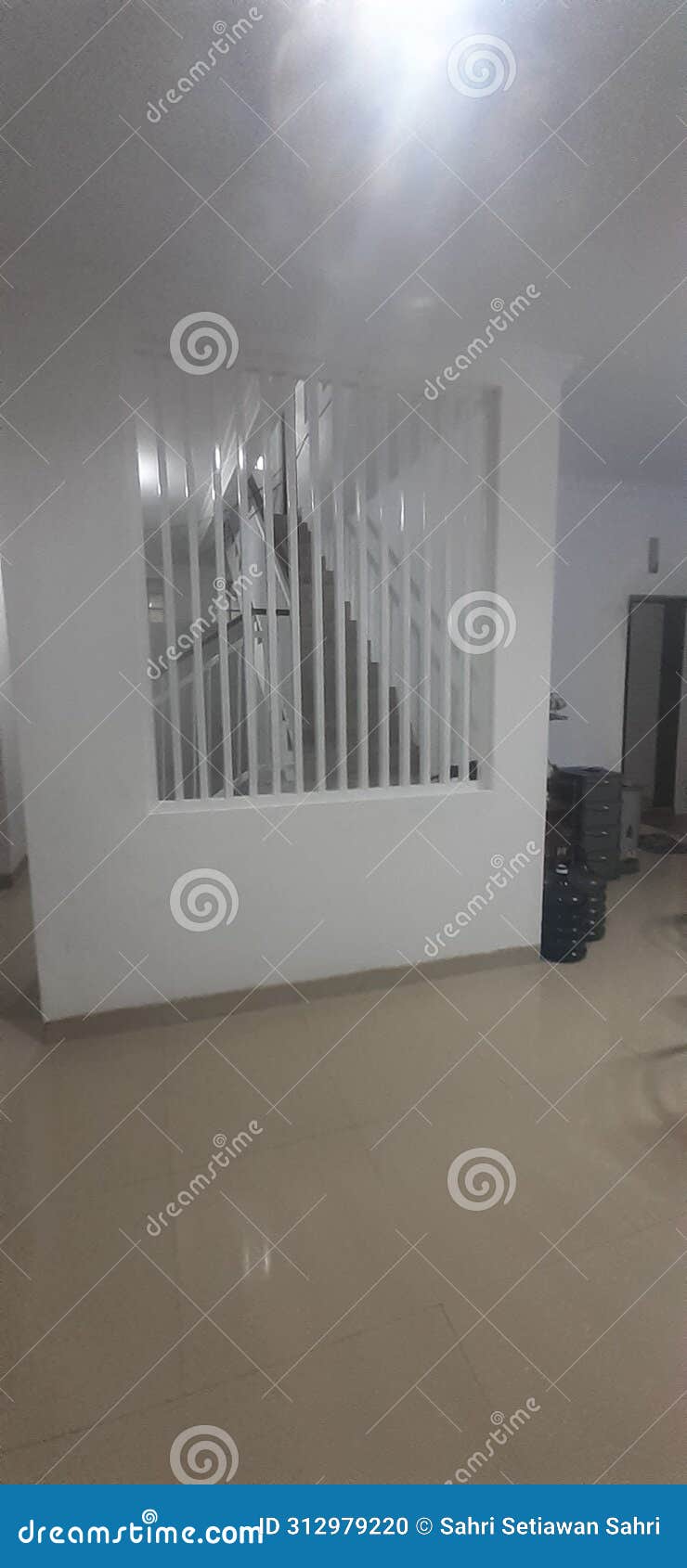 a room of a house or a latticework created from iron hollo calpanis