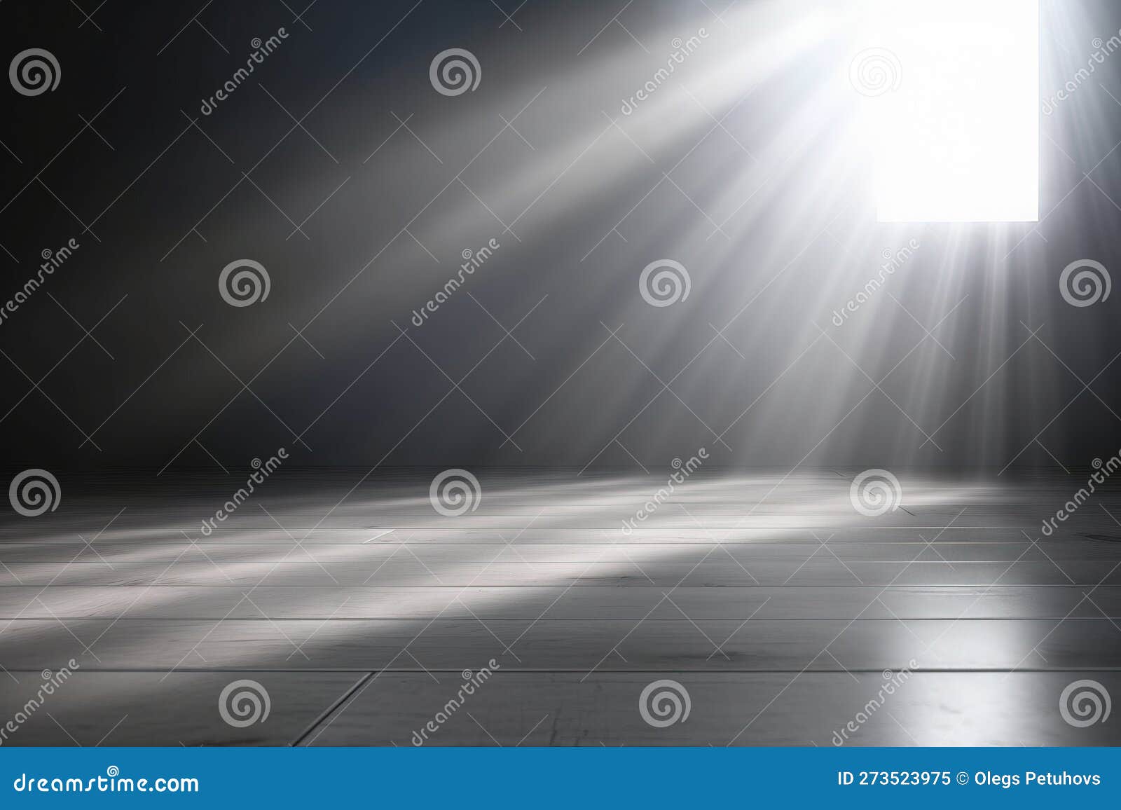 A Room with a Light Coming through the Window and a Floor with a Tile