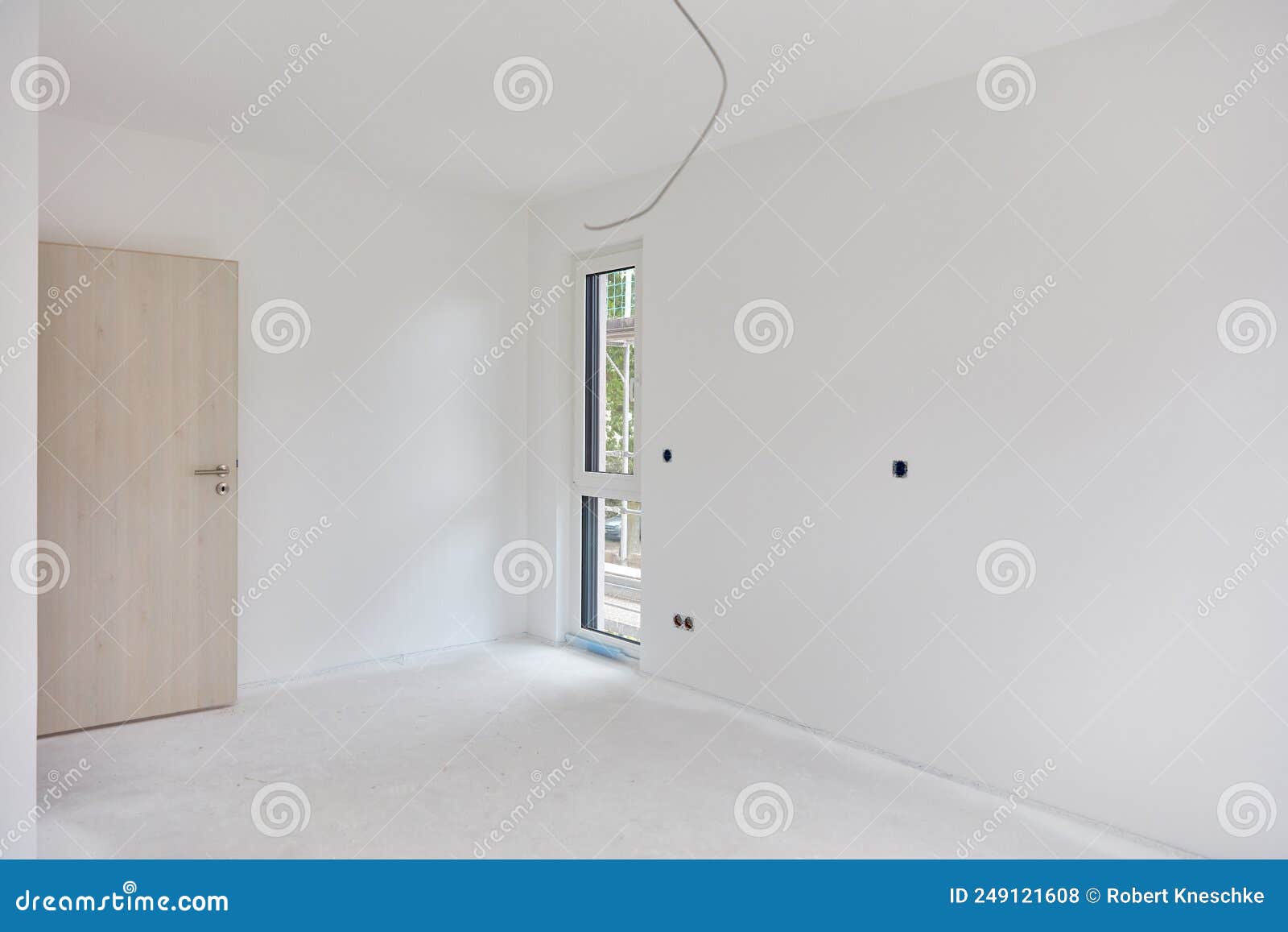 Room after Painting during Renovation in the House Stock Photo Image