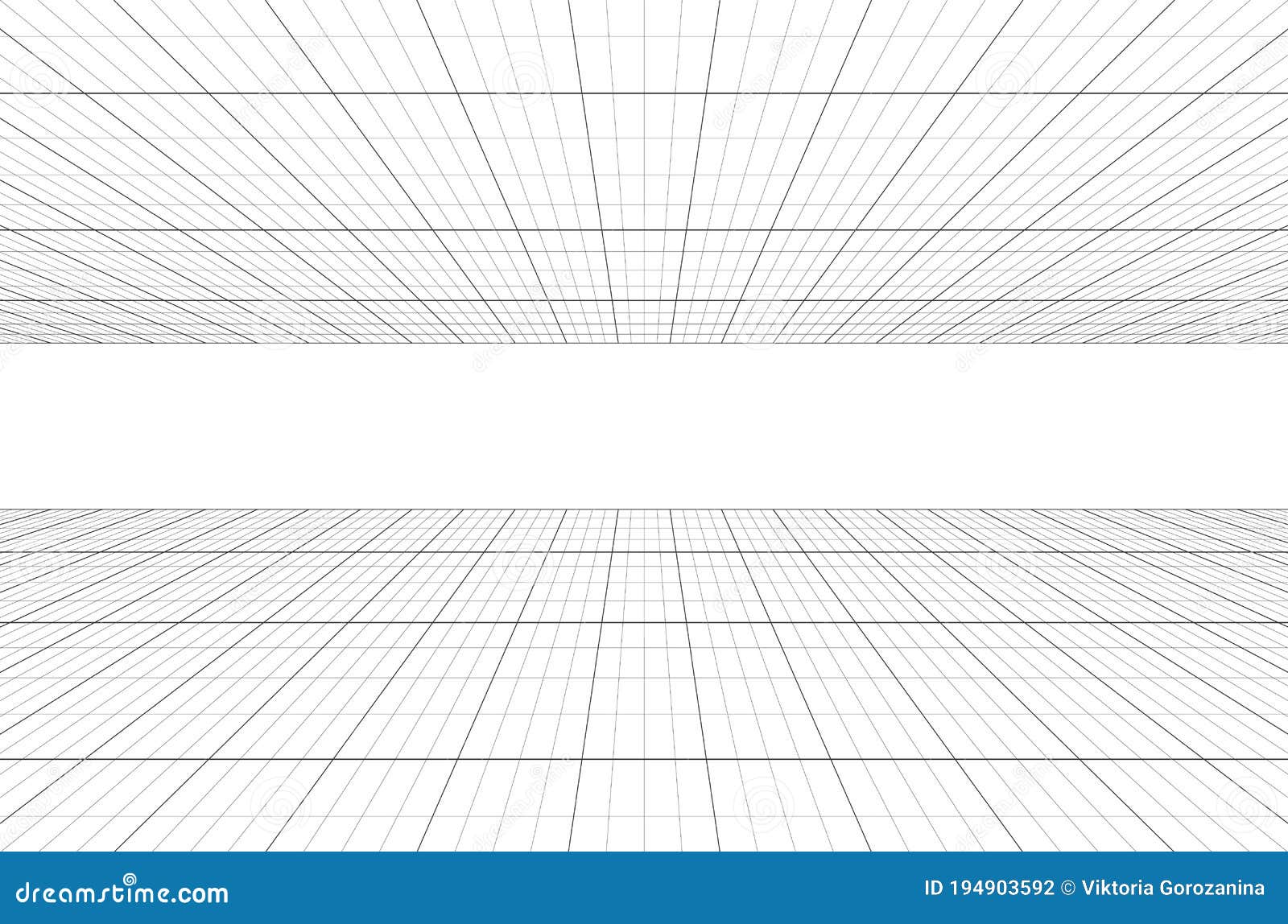 Download Room Perspective Grid Background 3d Vector Illustration ...