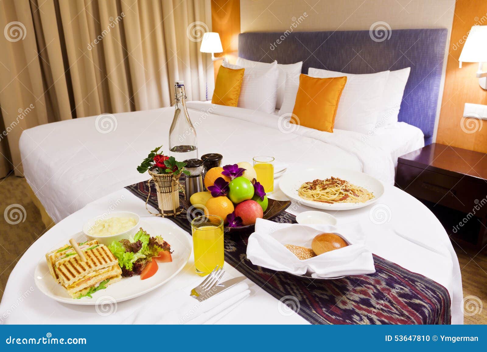 Room service stock photo. Image of dining, service, room 53647810