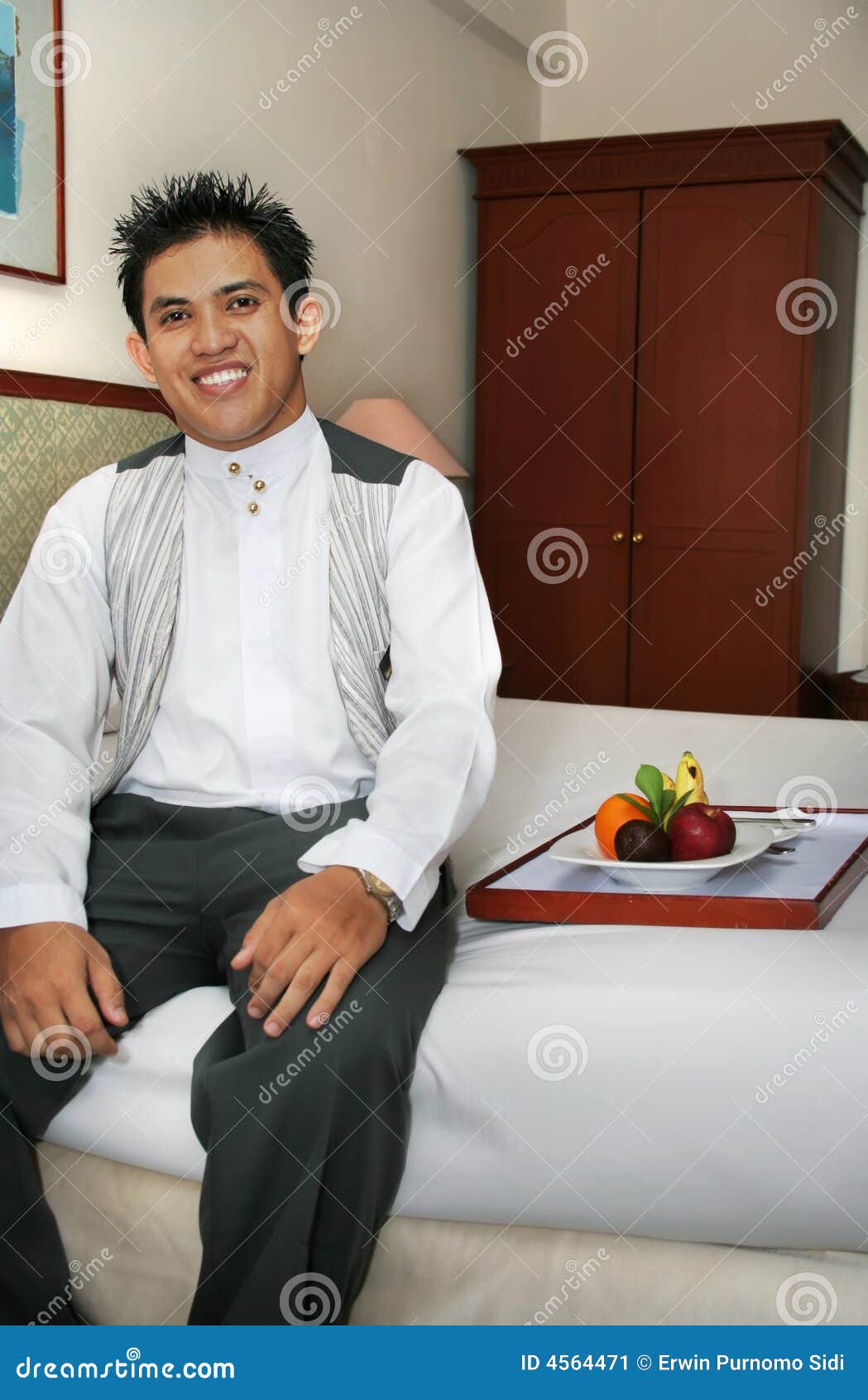 Room Service in the Hotel Room Stock Image Image of staff