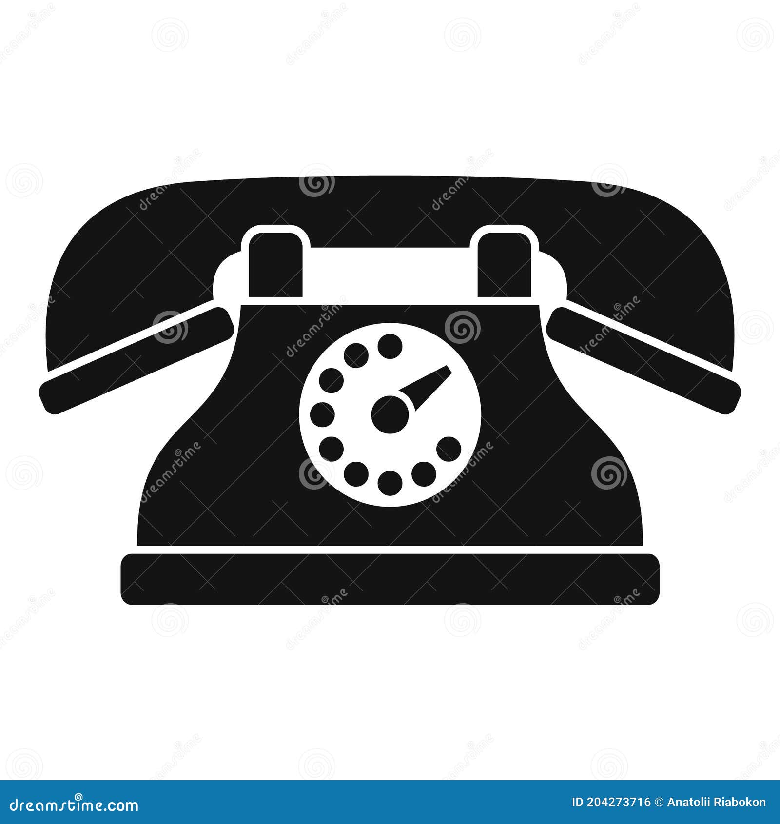 Service Telephone Buttons - Square And Circle Icons - Green And Yellow
