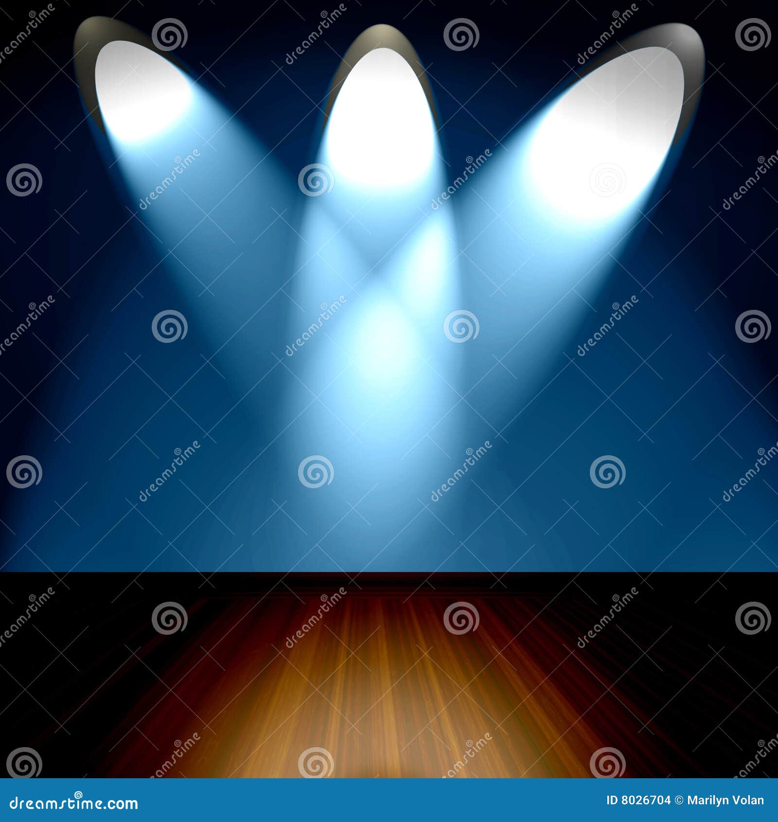 Room With Spotlights Stock Images Image 8026704