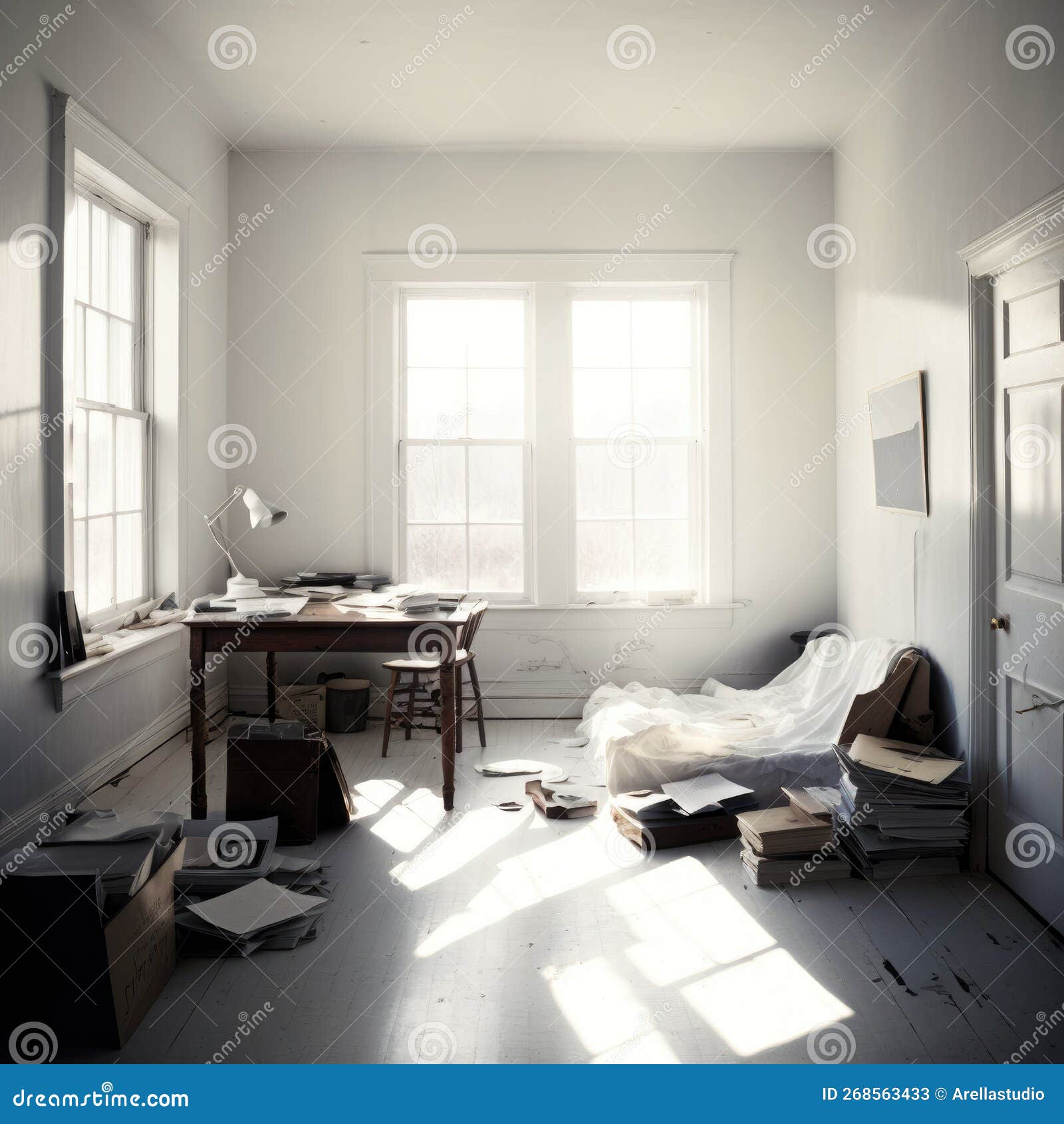 The Room is Very Bright, with a Window that Lets in a Lot of Light ...