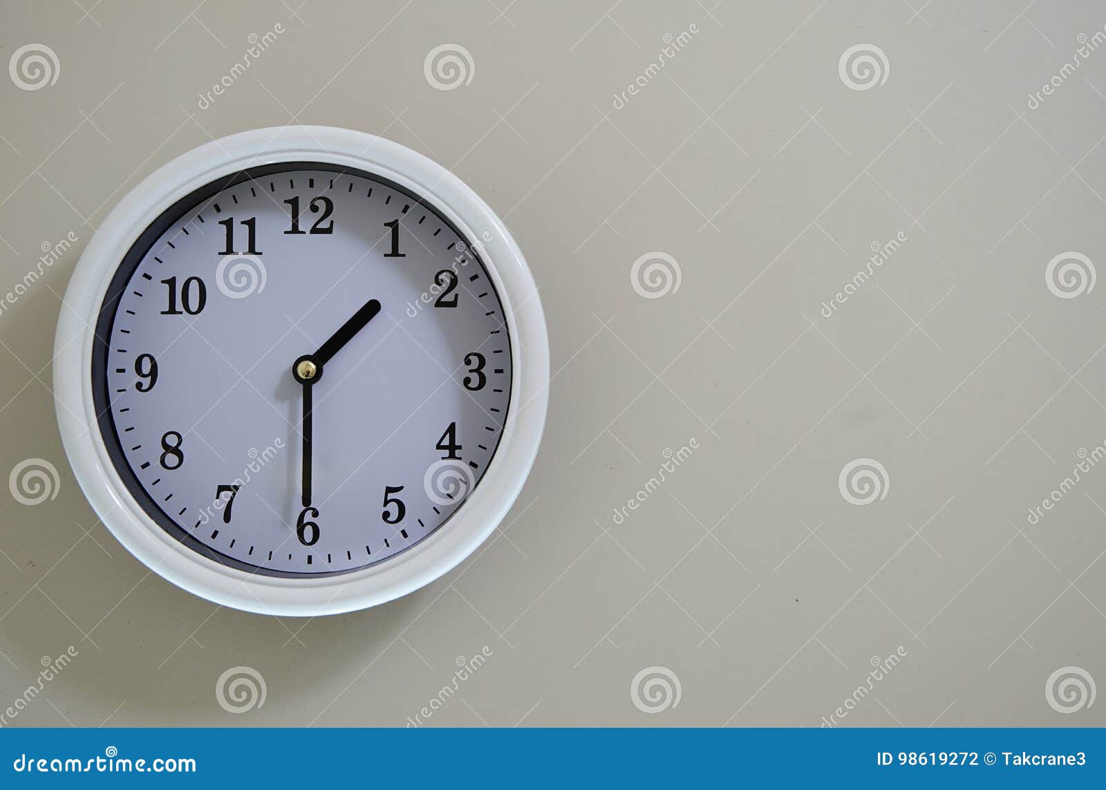 Room Wall Clock Time is at 130 Stock Photo Image of minute, scene