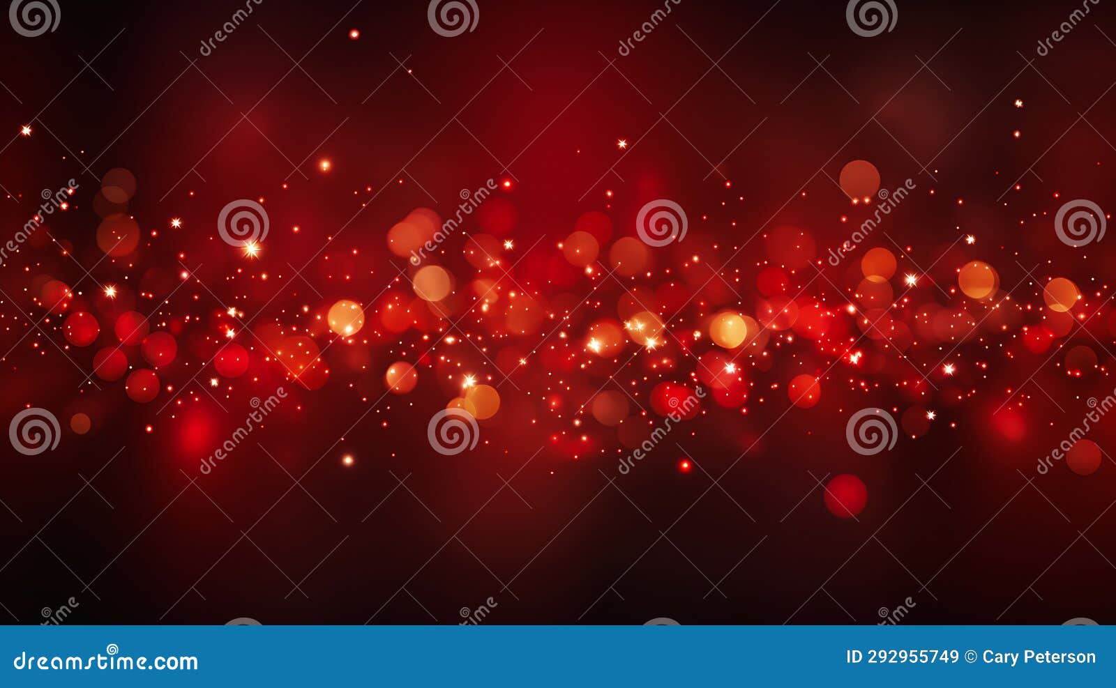 enchanting embers: a glowing hologram of harmonic red and gold l