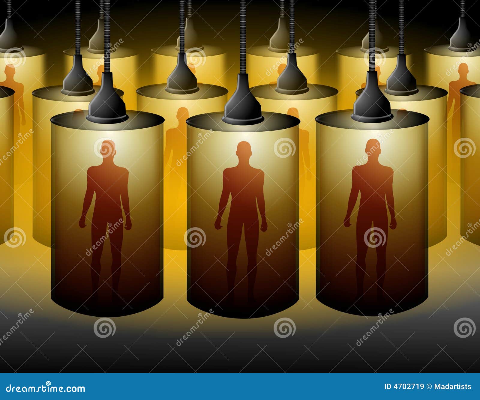 The Room Where They Clone Humans Royalty Free Stock Images - Image: 4702719