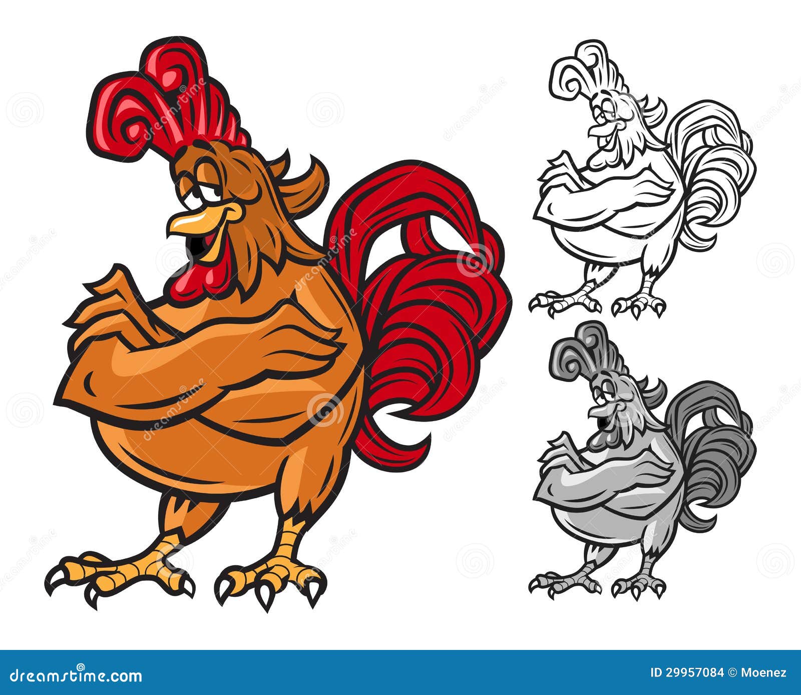 Rooster Cartoon Character Stock Images - Image: 29957084