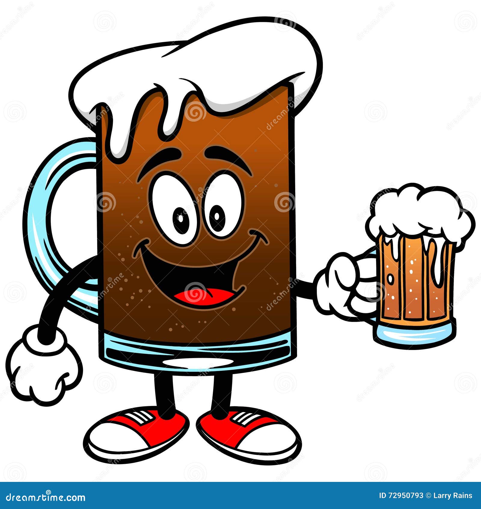 Root Beer with Beer stock vector. Illustration of soda 72950793