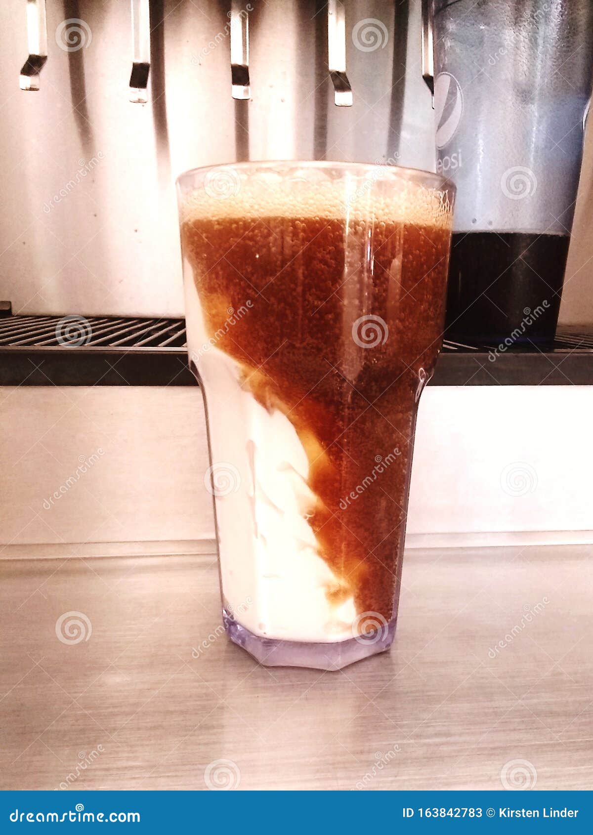 Root Beer Float Vanilla Ice Cream Stock Image Image of beer, float 163842783
