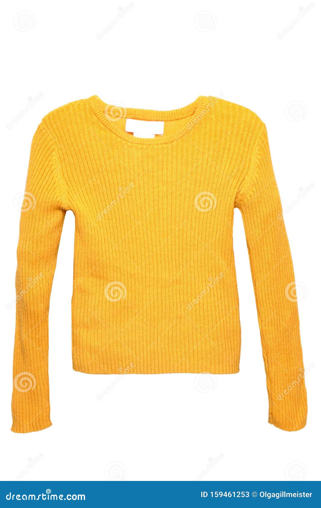 Ropa Infantil De Otoño E Invierno. Suéter De Manga Larga O Pullover Cálido Amarillo Para Una Niña Aislada En Un Fondo Blanco Imagen de archivo - Imagen de infantil, blanco: 159461253
