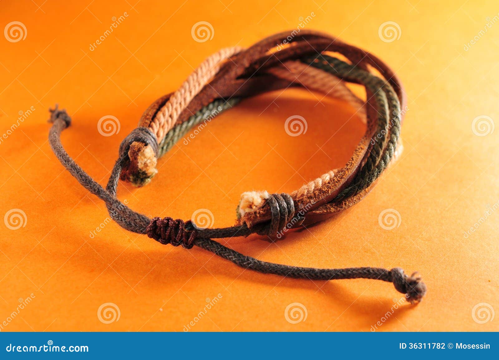 Rope bracelet stock photo. Image of material, texture 36311782