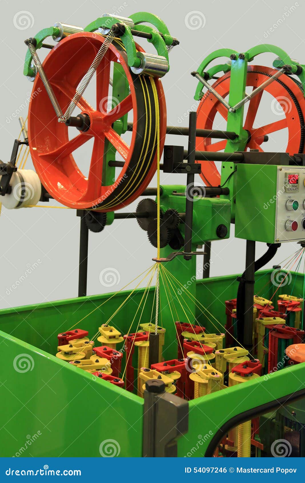 Rope braiding machine stock photo. Image of machine, manufacture 54097246