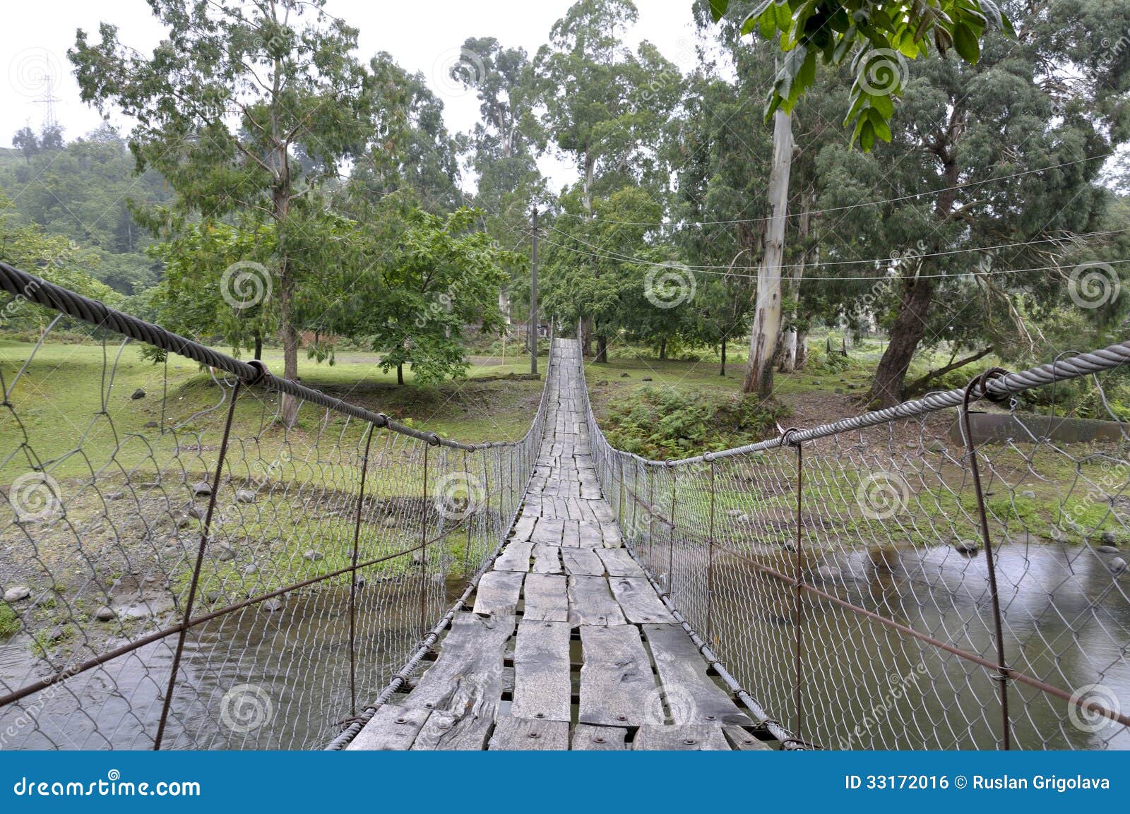 Rope bridge stock photo. Image of rope, water, nature 33172016