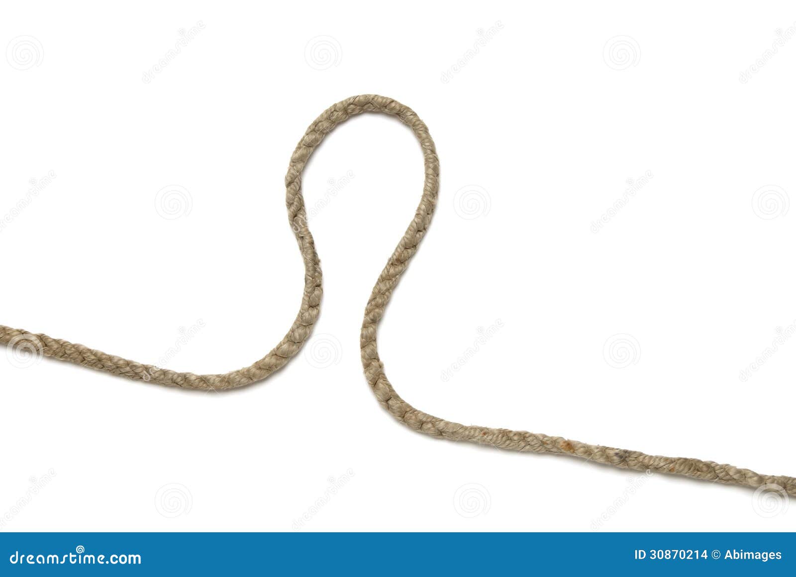 Rope with curl stock photo. Image of isolated, background 30870214