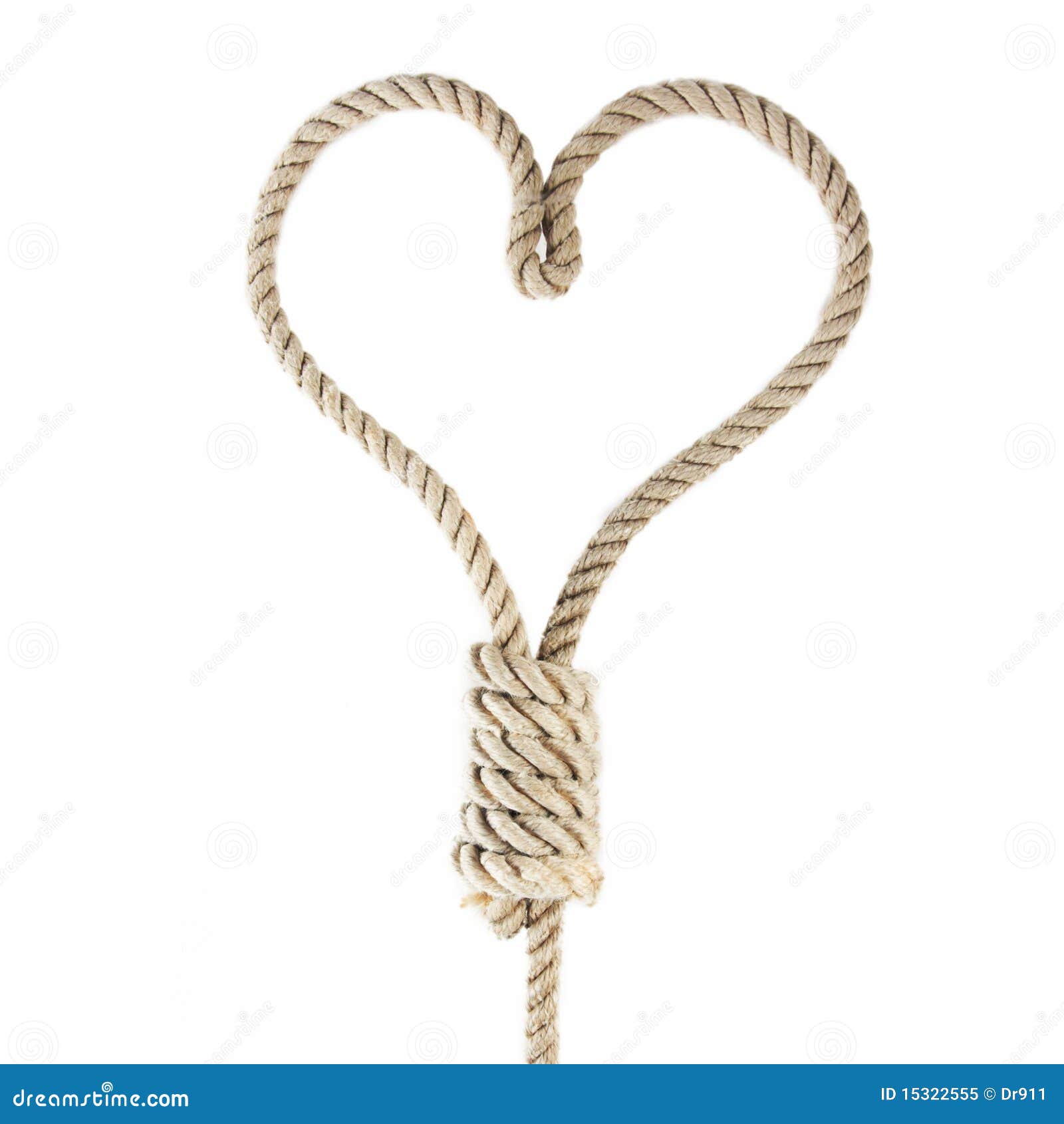Ropeheart stock image. Image of marine, isolated, thread 15322555