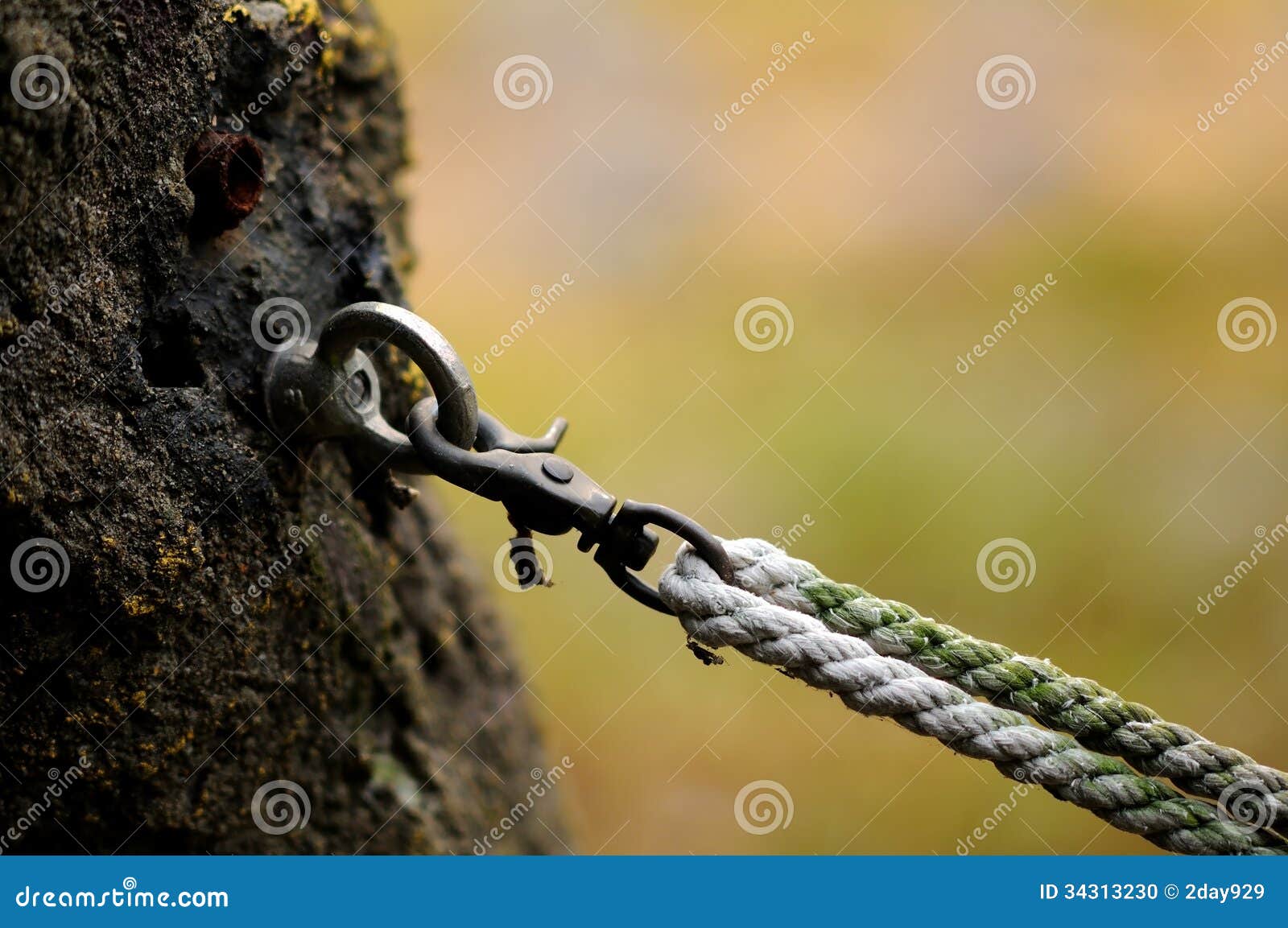 Rope and hook stock photo. Image of copyspace, outdoor 34313230