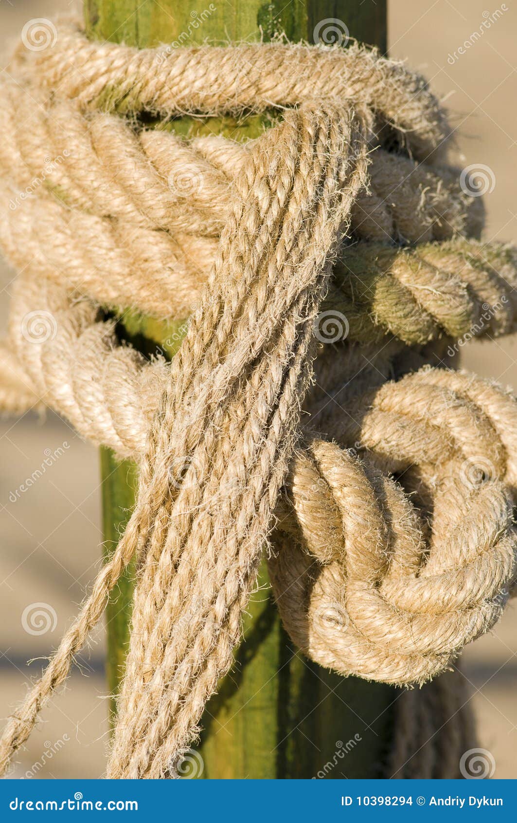 Rope knot stock photo. Image of rope, tidal, string, twine 10398294