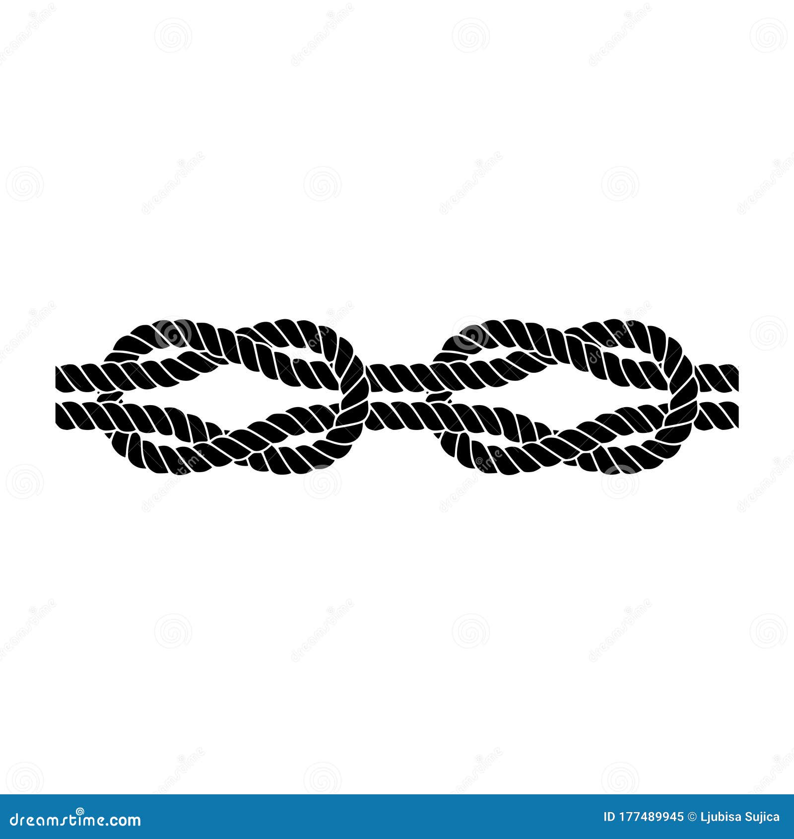Rope Knot Icon. Rope Knot Icon for Web Design Isolated on White ...