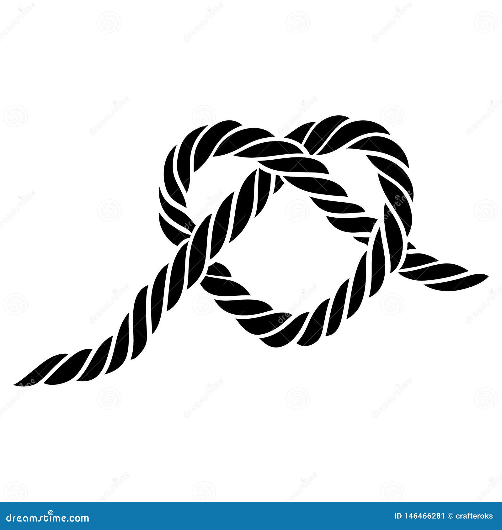 Rope Knots Clipart Vector, Knotted Rope Clip Art, Rope Clipart