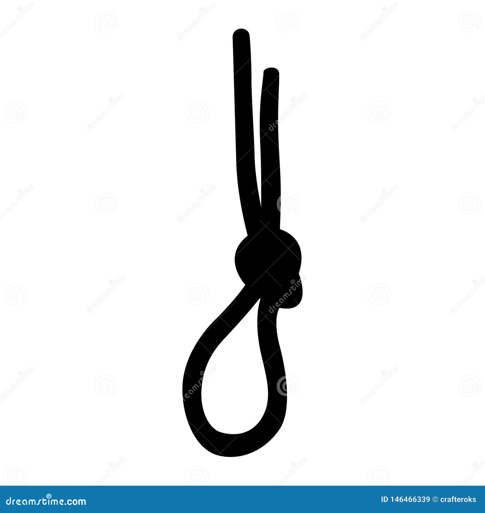 Rope Knot Vector, Hand Drawn, Vector, Eps, Logo, Icon, Crafteroks
