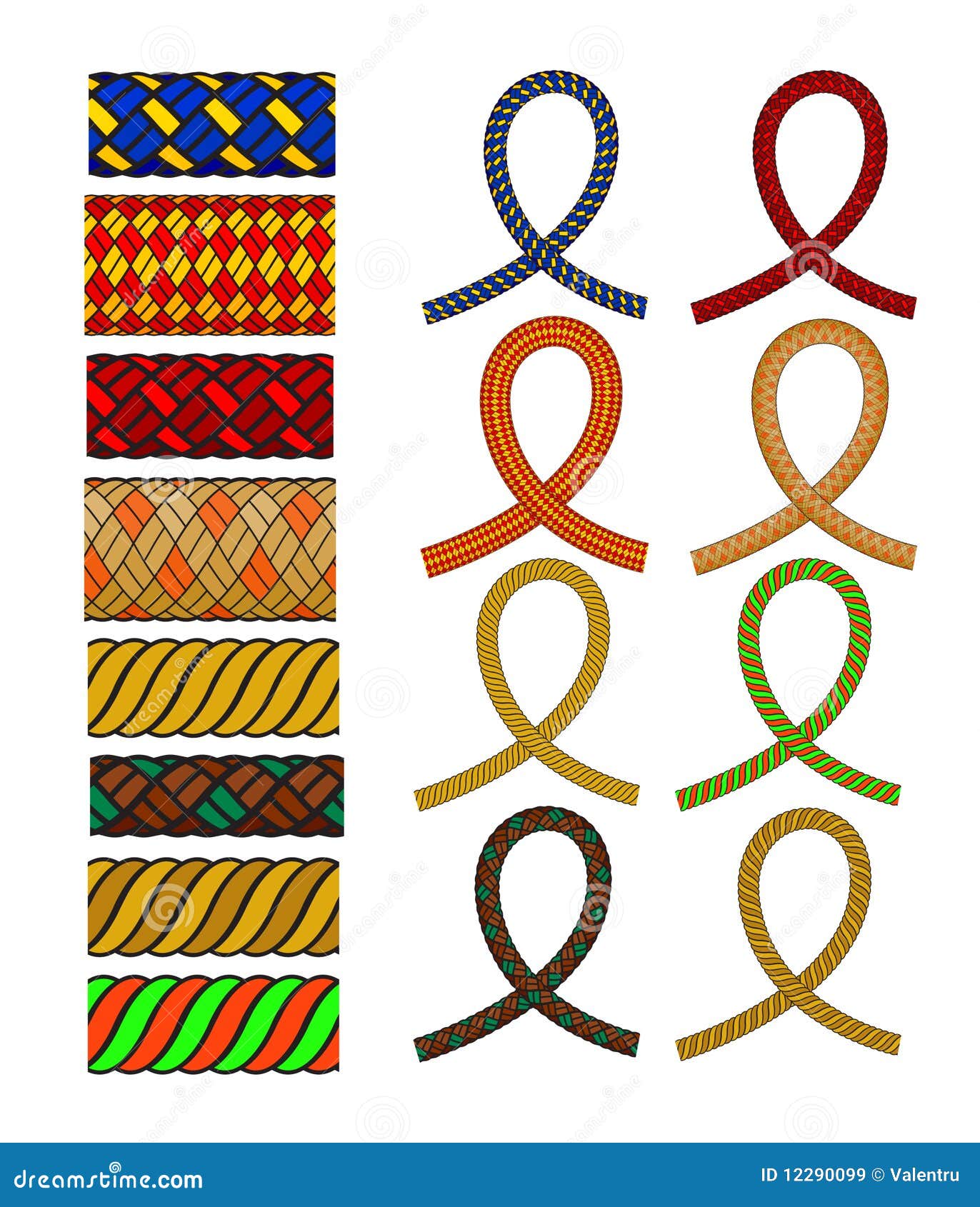 Rope pattern brush stock vector. Illustration of lace 12290099