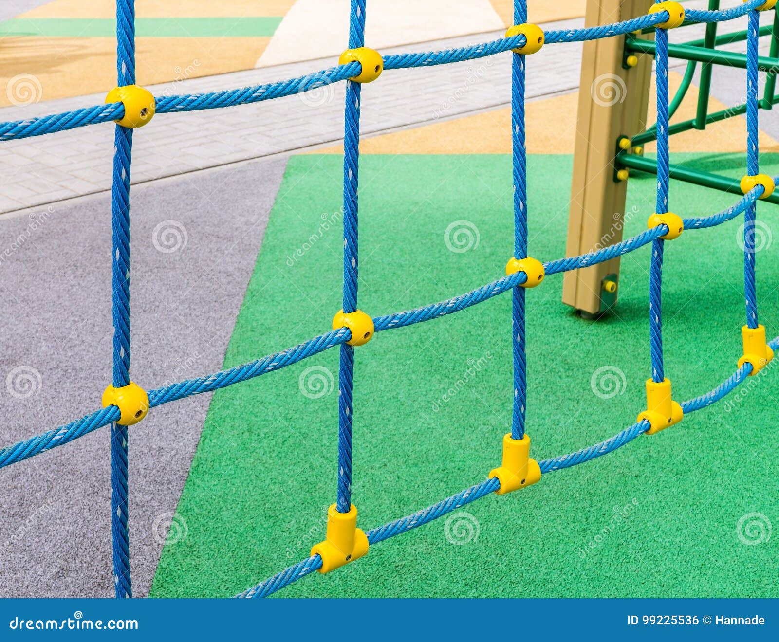 Rope for playground stock photo. Image of green, cord 99225536