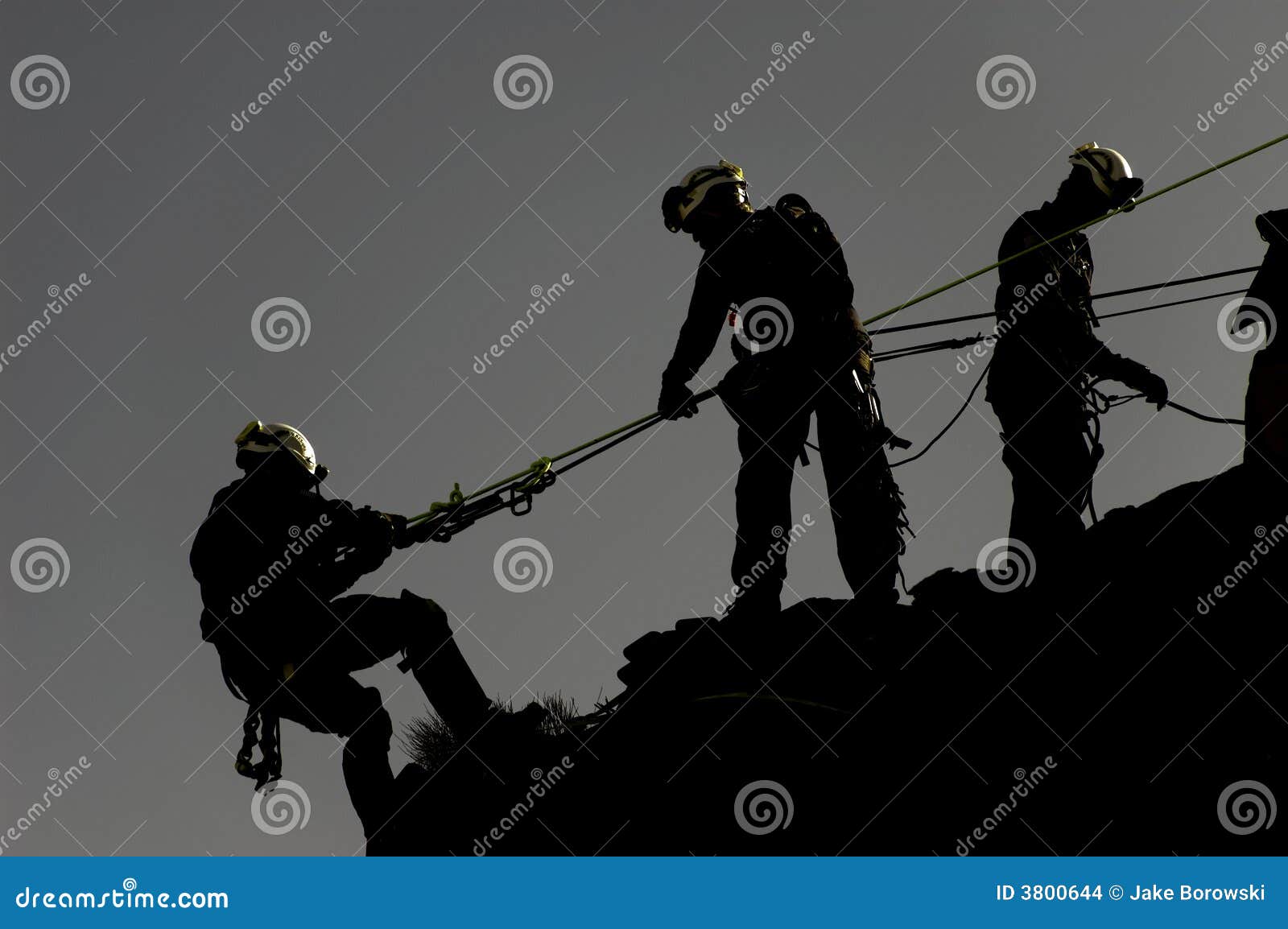 Rope Rescue stock photo. Image of rappel, daring, safety - 3800644