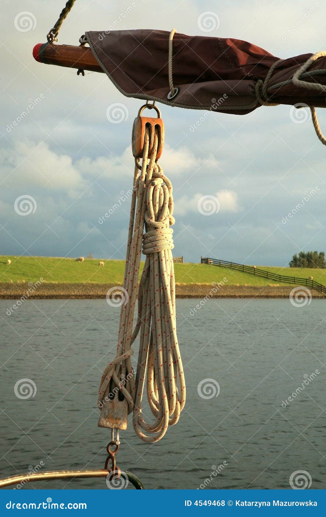 Rope of sailingboat stock photo. Image of clarify, dutch 4549468