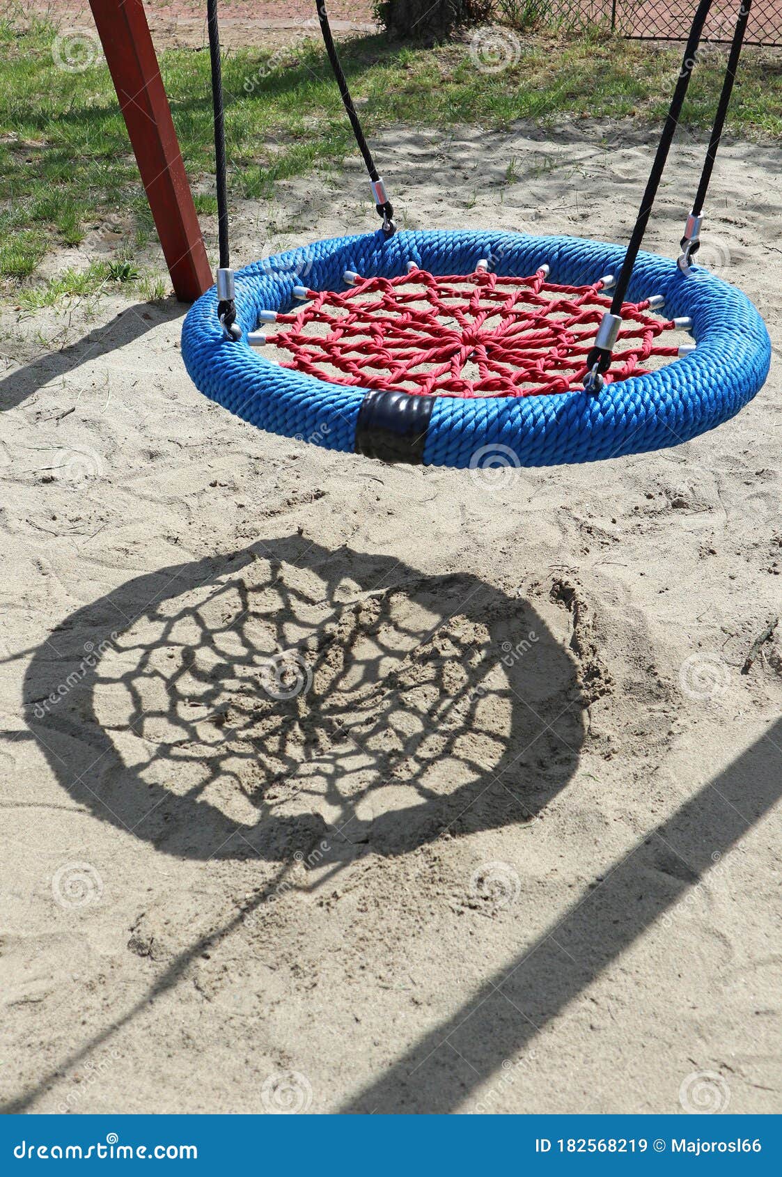 Rope Swing at the Playground Stock Image Image of shadow, blue 182568219