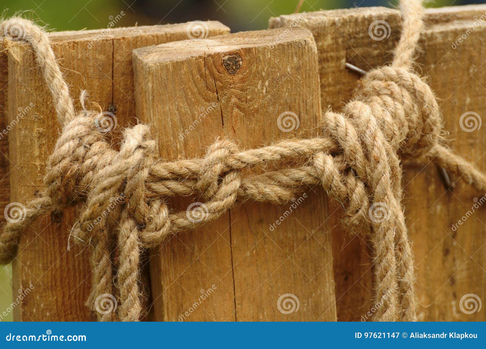 Rope tied knot. stock image. Image of tight, rope, loop 97621147