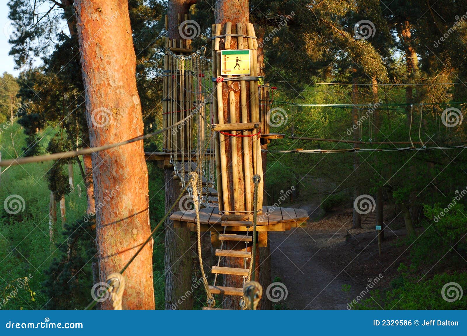 Rope Walk stock photo. Image of rope, success, climb, goal 2329586