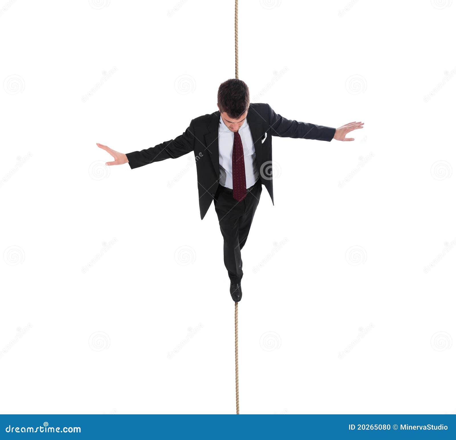 Rope walker stock photo. Image of professional, rope 20265080