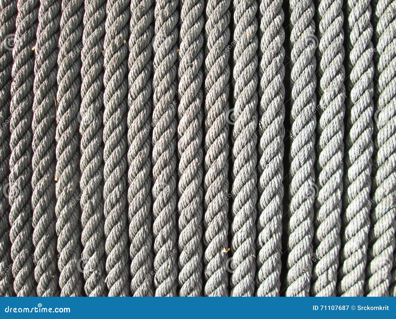 Black Rope Polypropylene Texture Background Stock Photo 1225544029