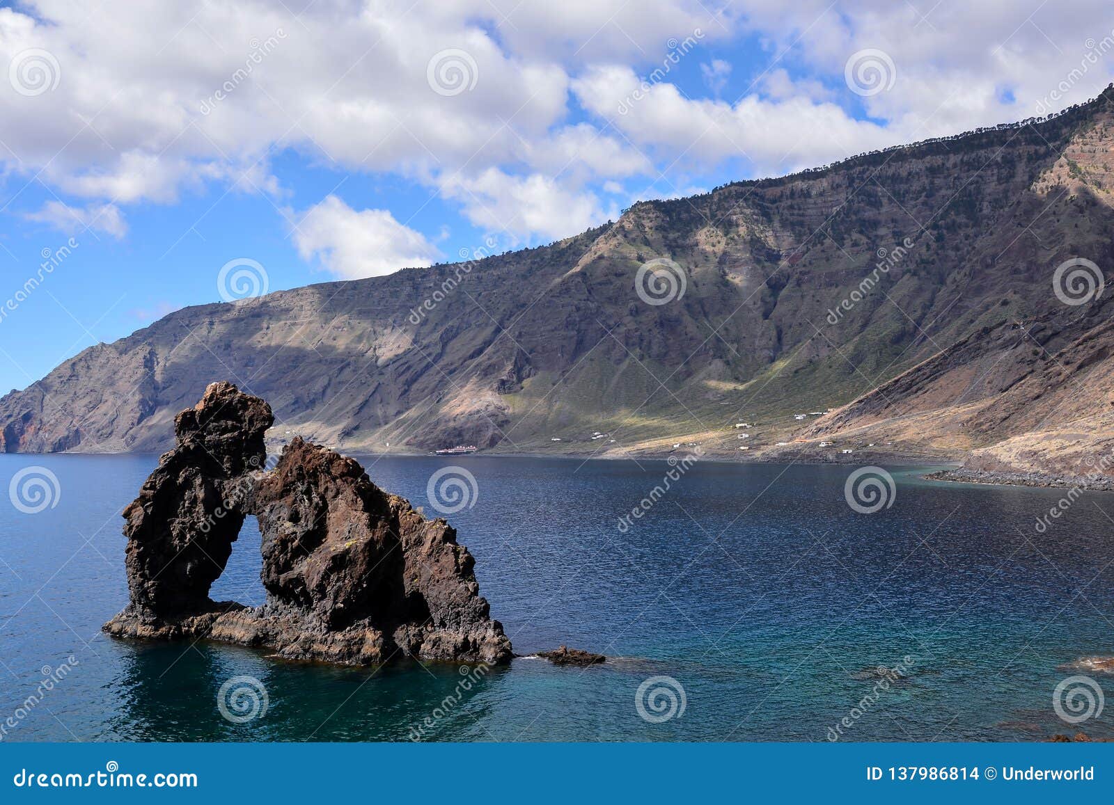 Roque De Bonanza Beach In El Hierro Stock Photo Image Of Rock Ocean