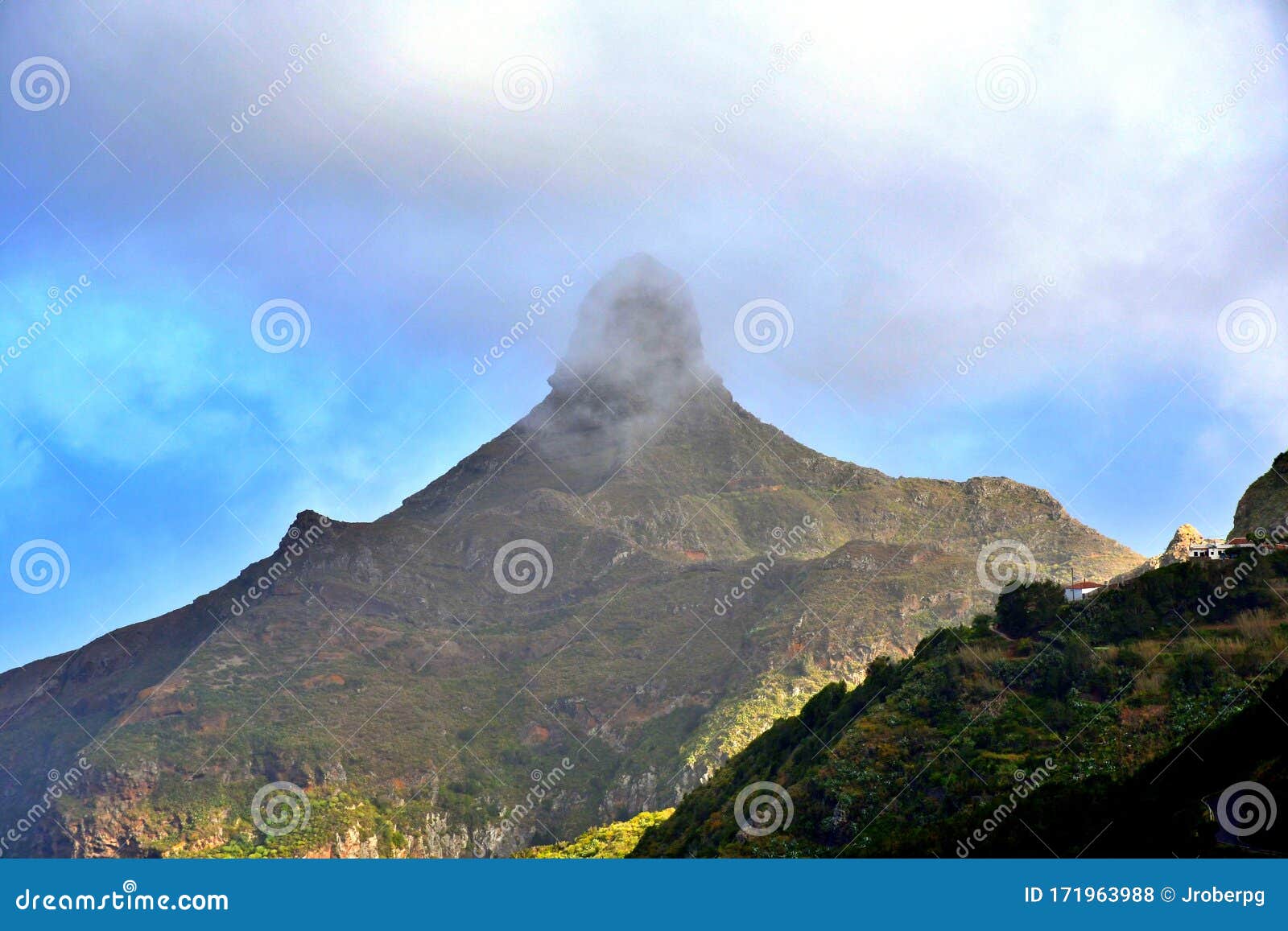 roque de taborno in the anaga mountain range