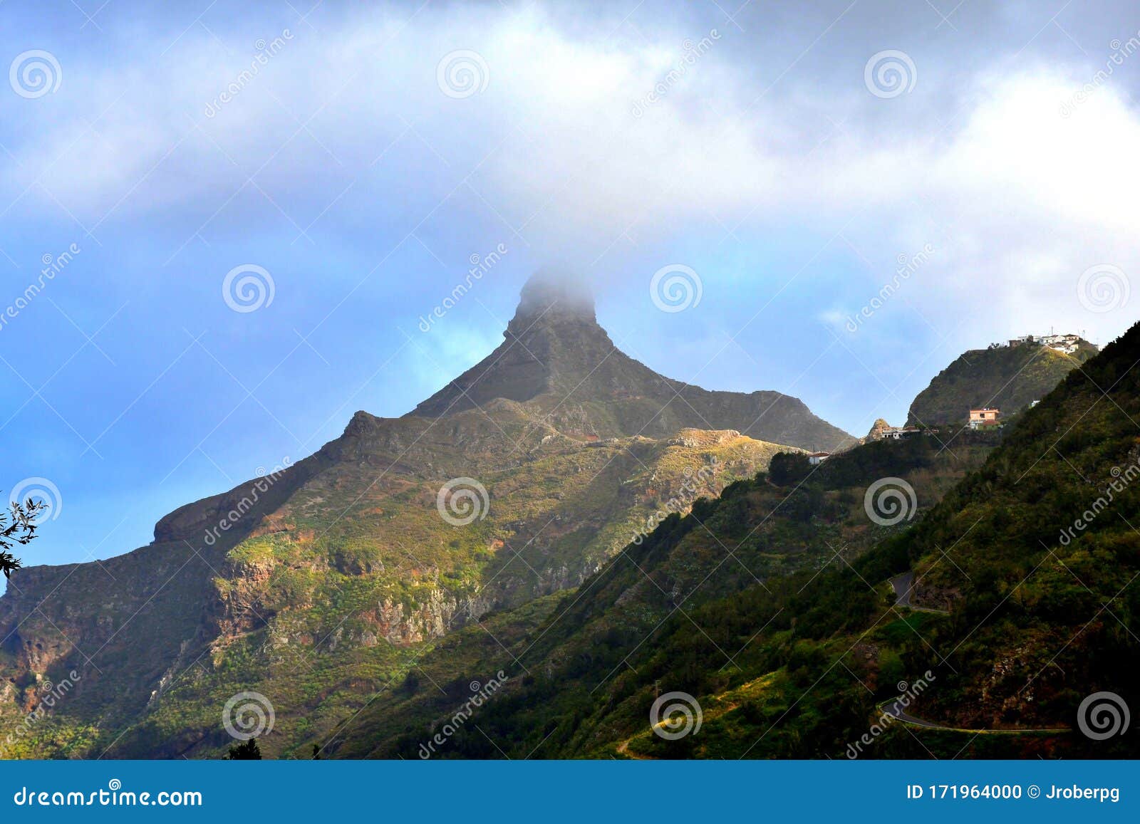 roque de taborno in the anaga mountain range