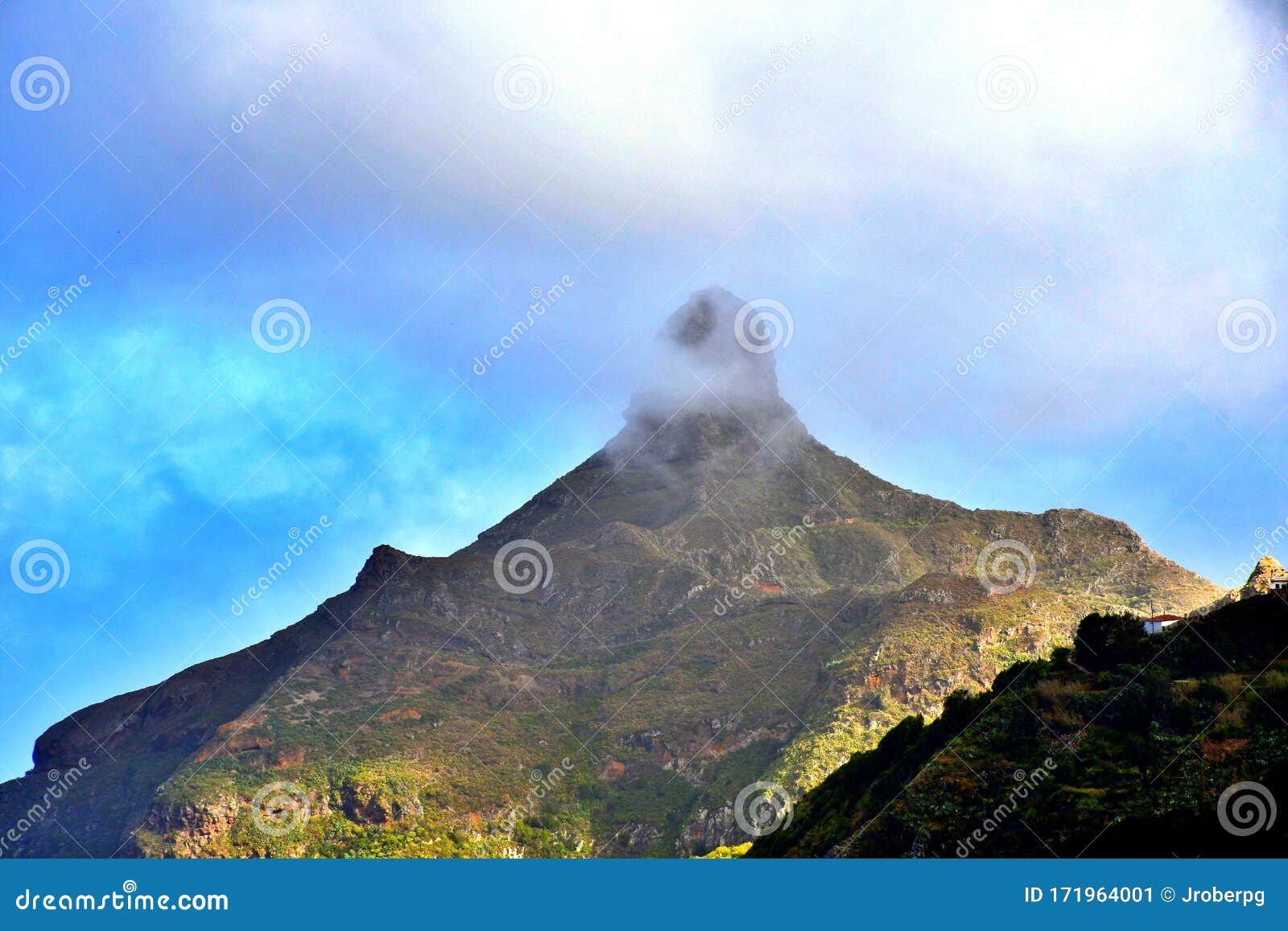 roque de taborno in the anaga mountain range