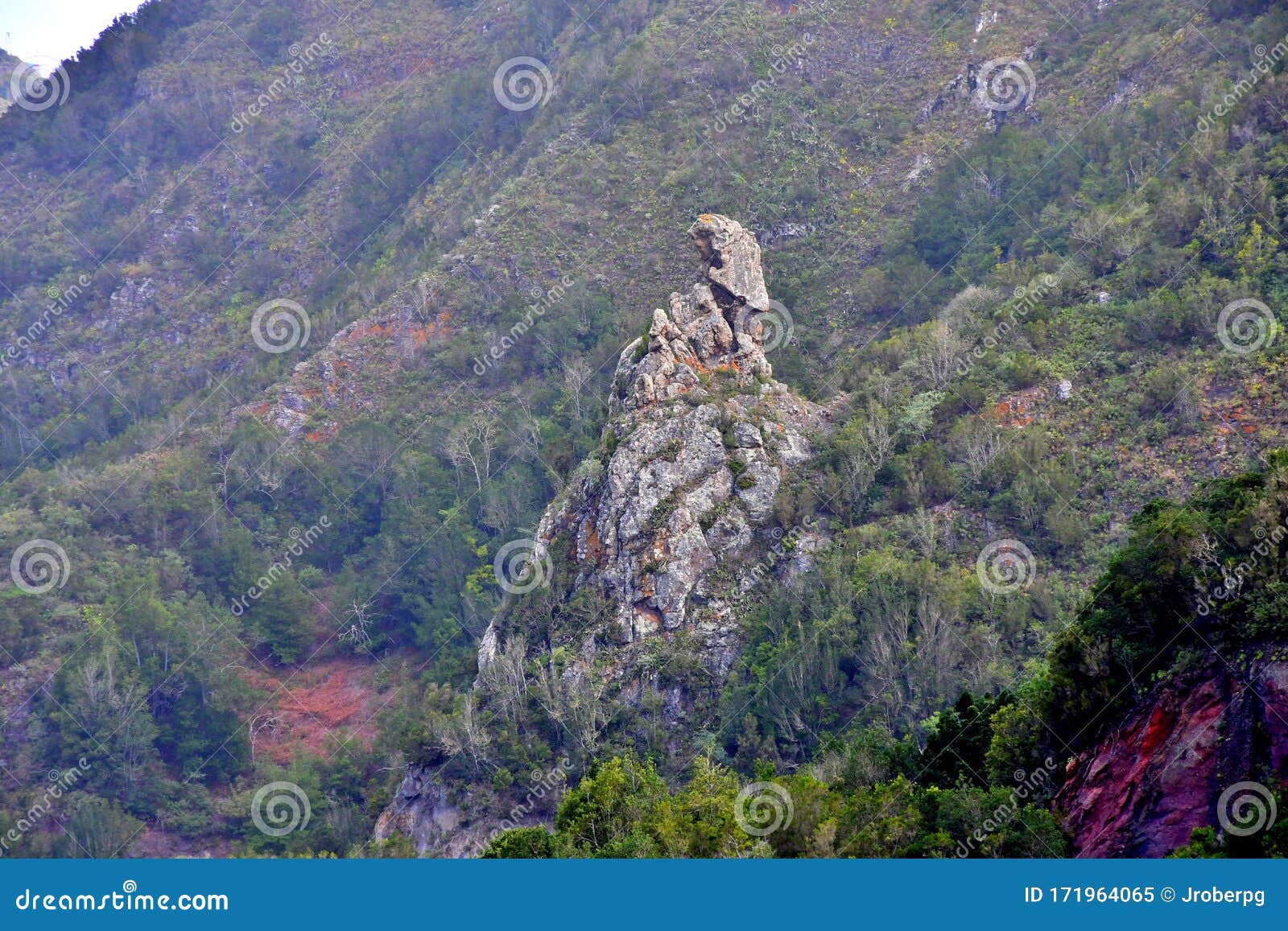 roque de taborno in the anaga mountain range