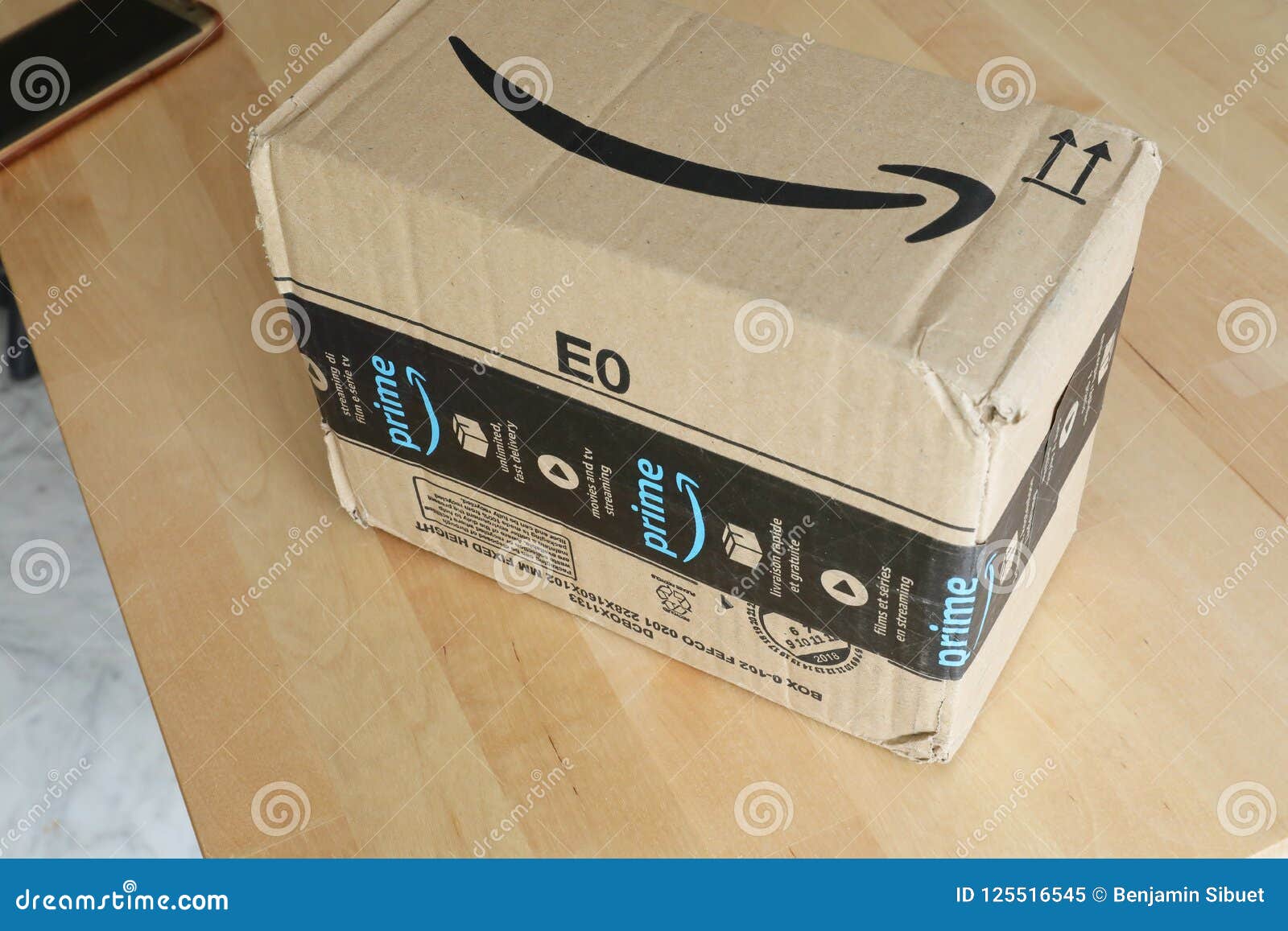 Amazon Prime Package Box Delivery Editorial Image Image Of Business Cargo