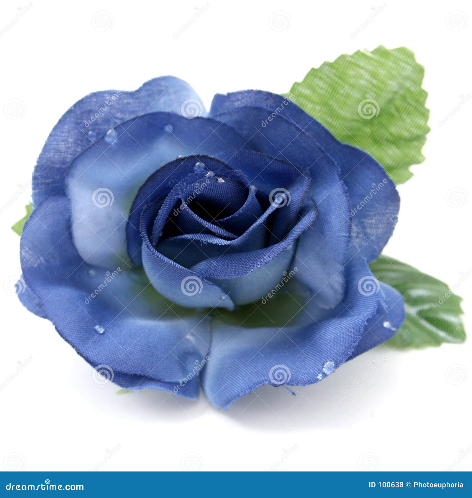 Rosa Azul Artificial Com Grande Detalhe Foto de Stock - Imagem de artificial,  projeto: 100638