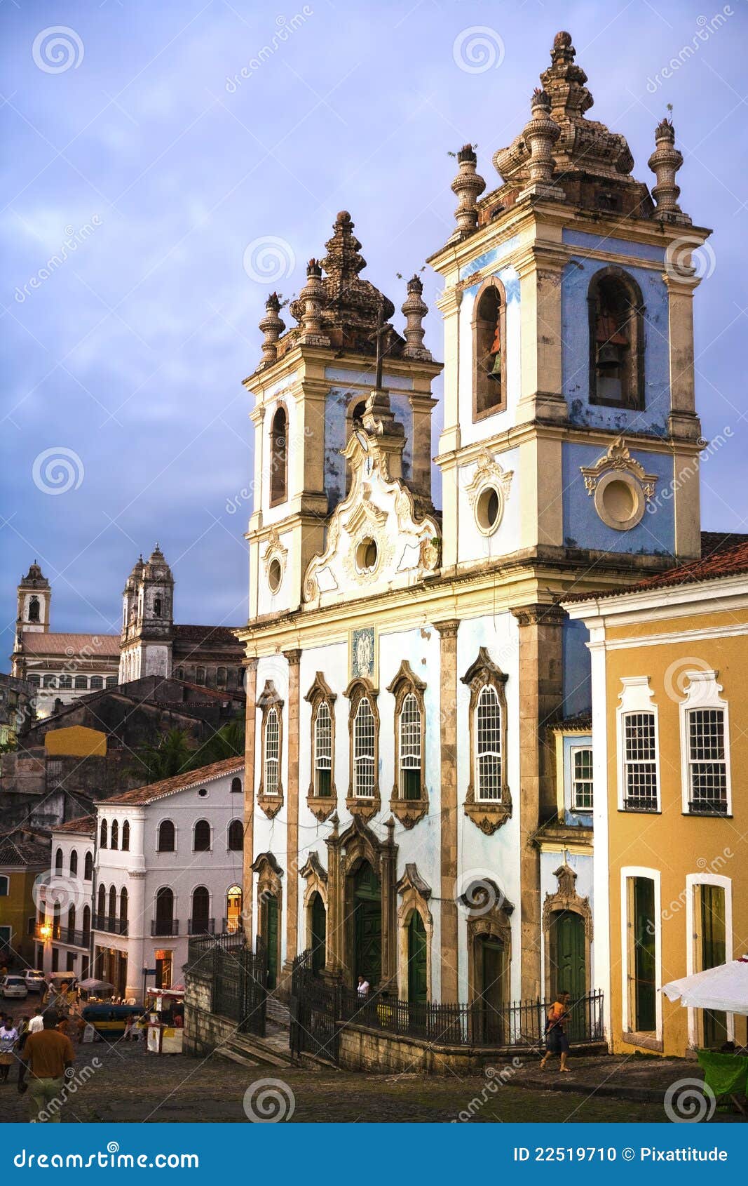 rosario dos pretos church in salvador of bahia