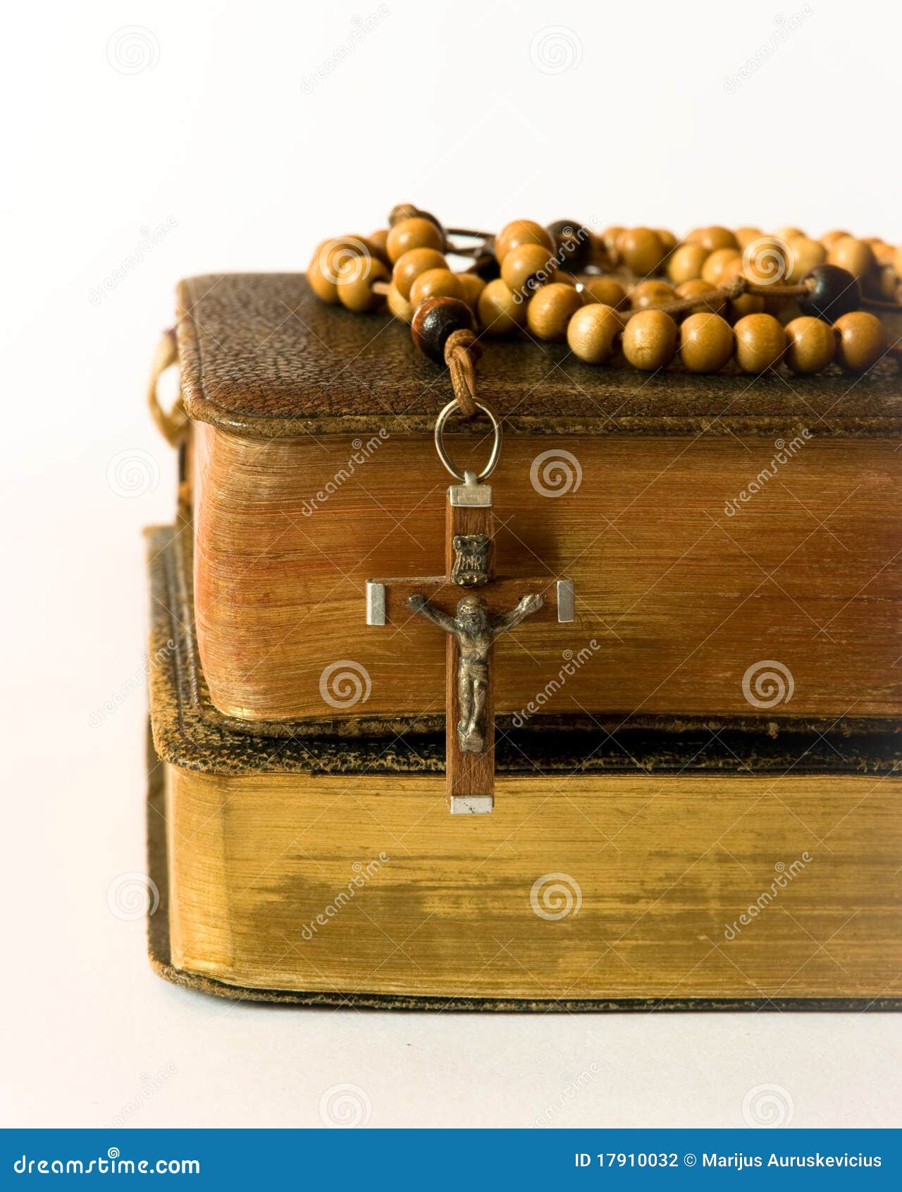 rosary beads and breviary