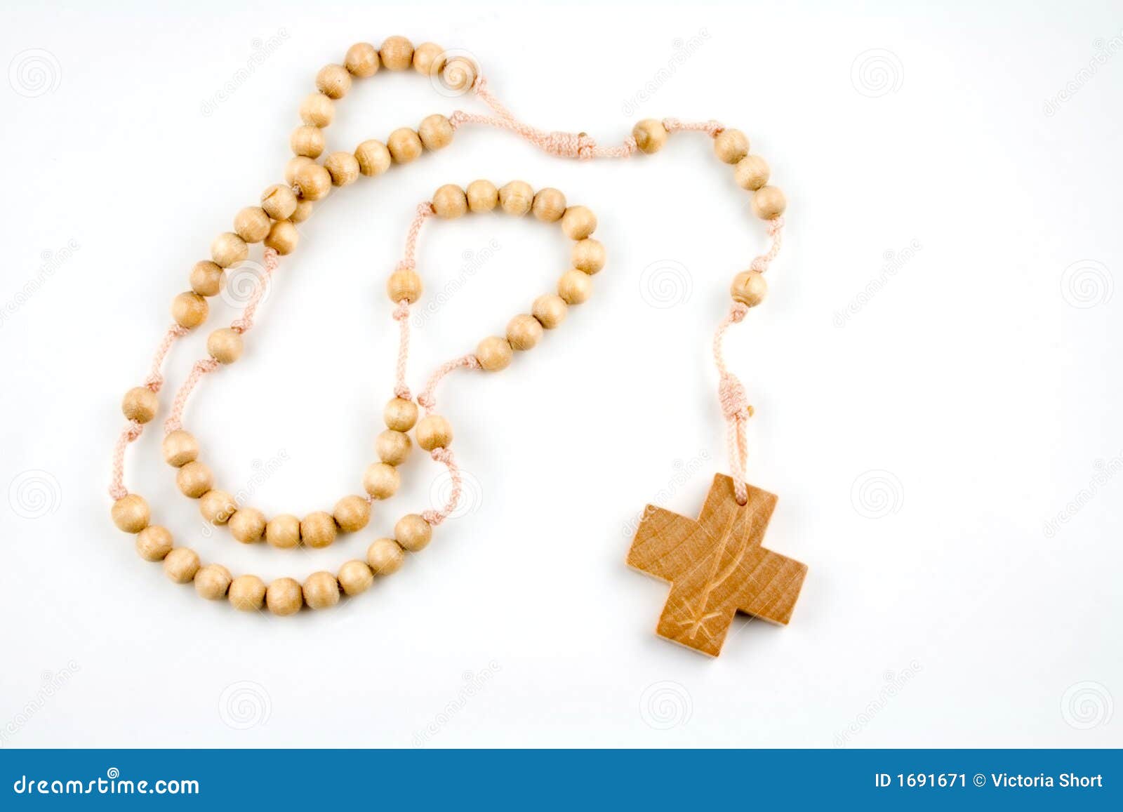 Rosary flat stock image. Image of cross, string, religion 1691671