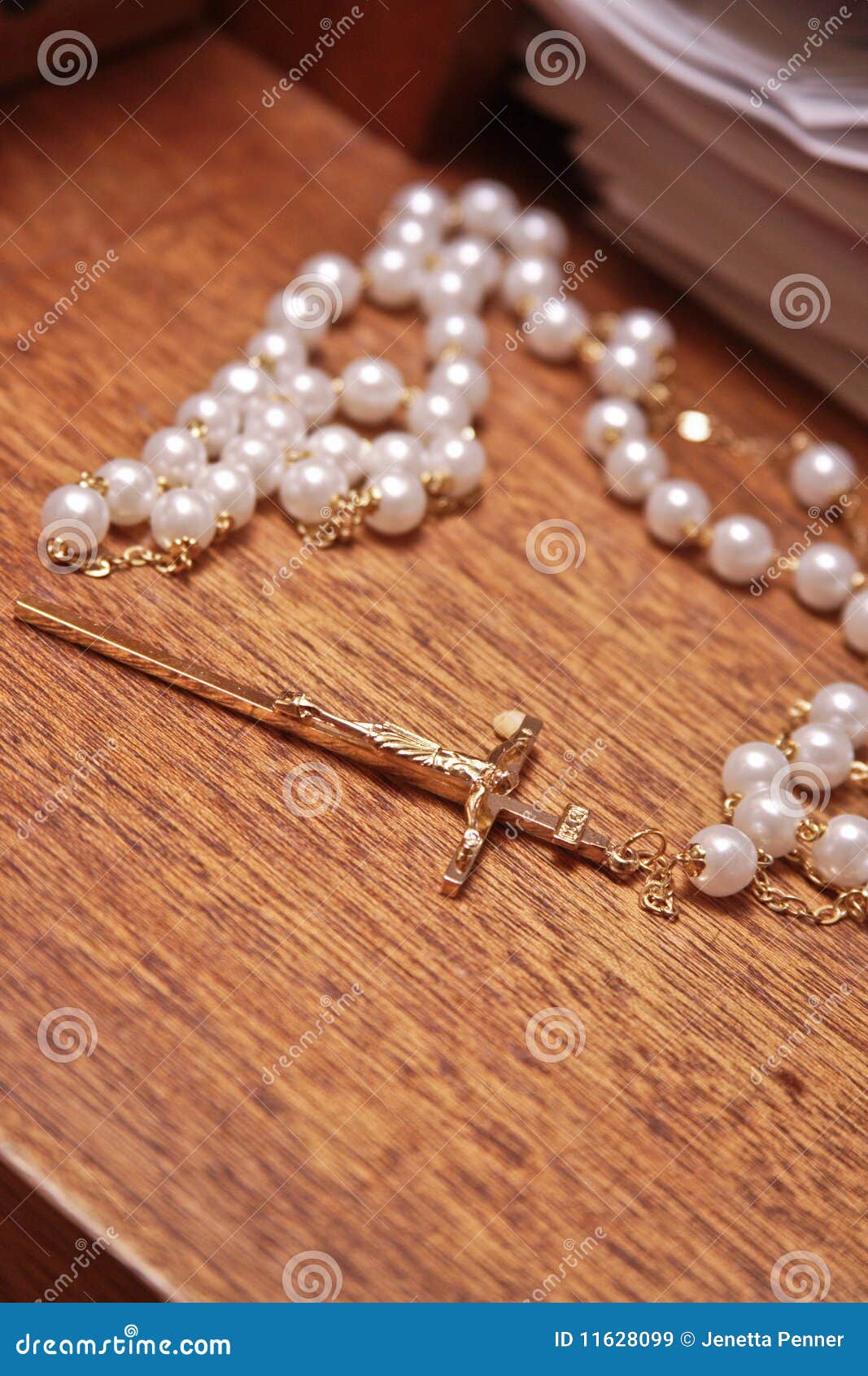 St.Bernadette White Mother of Pearl Rosary Necklace Prayer Beads Cross  Crucifix | eBay